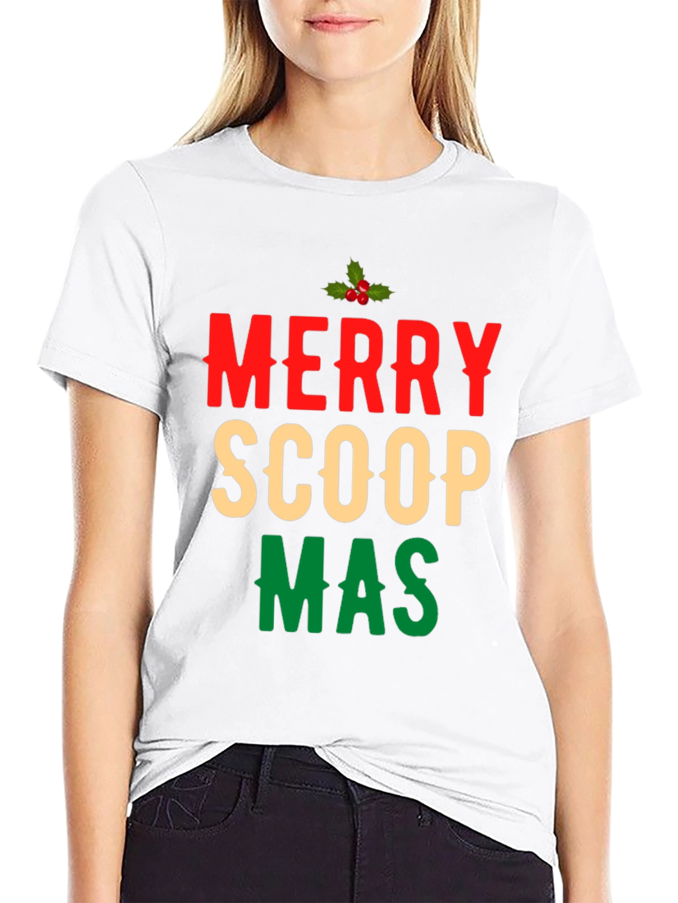 Merry Scoopmas Graphic T-Shirt