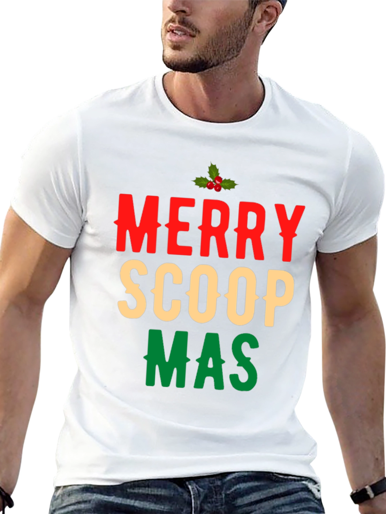 Merry Scoopmas Graphic T-Shirt