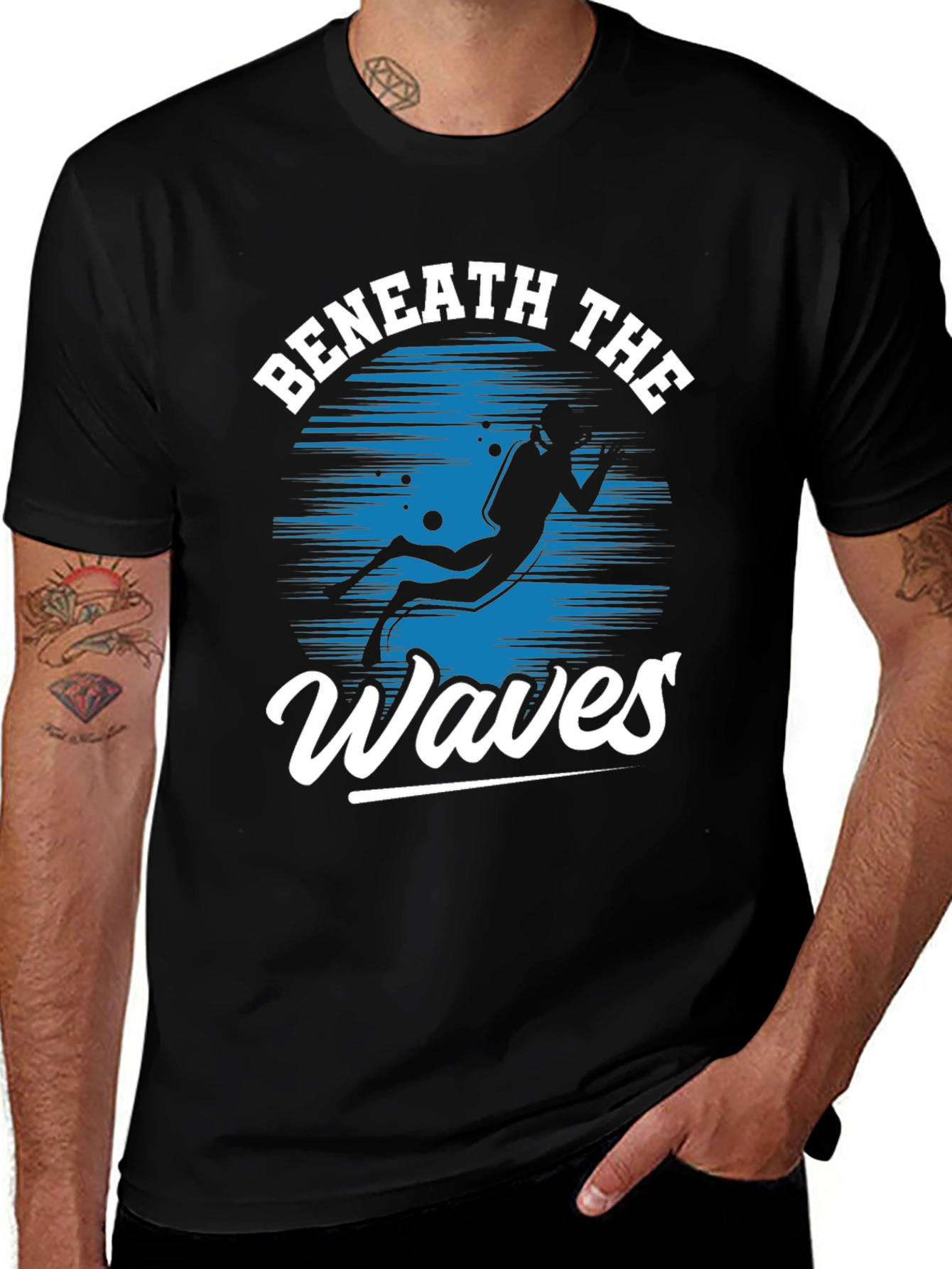 Beneath the Waves Scuba Diving T-Shirt
