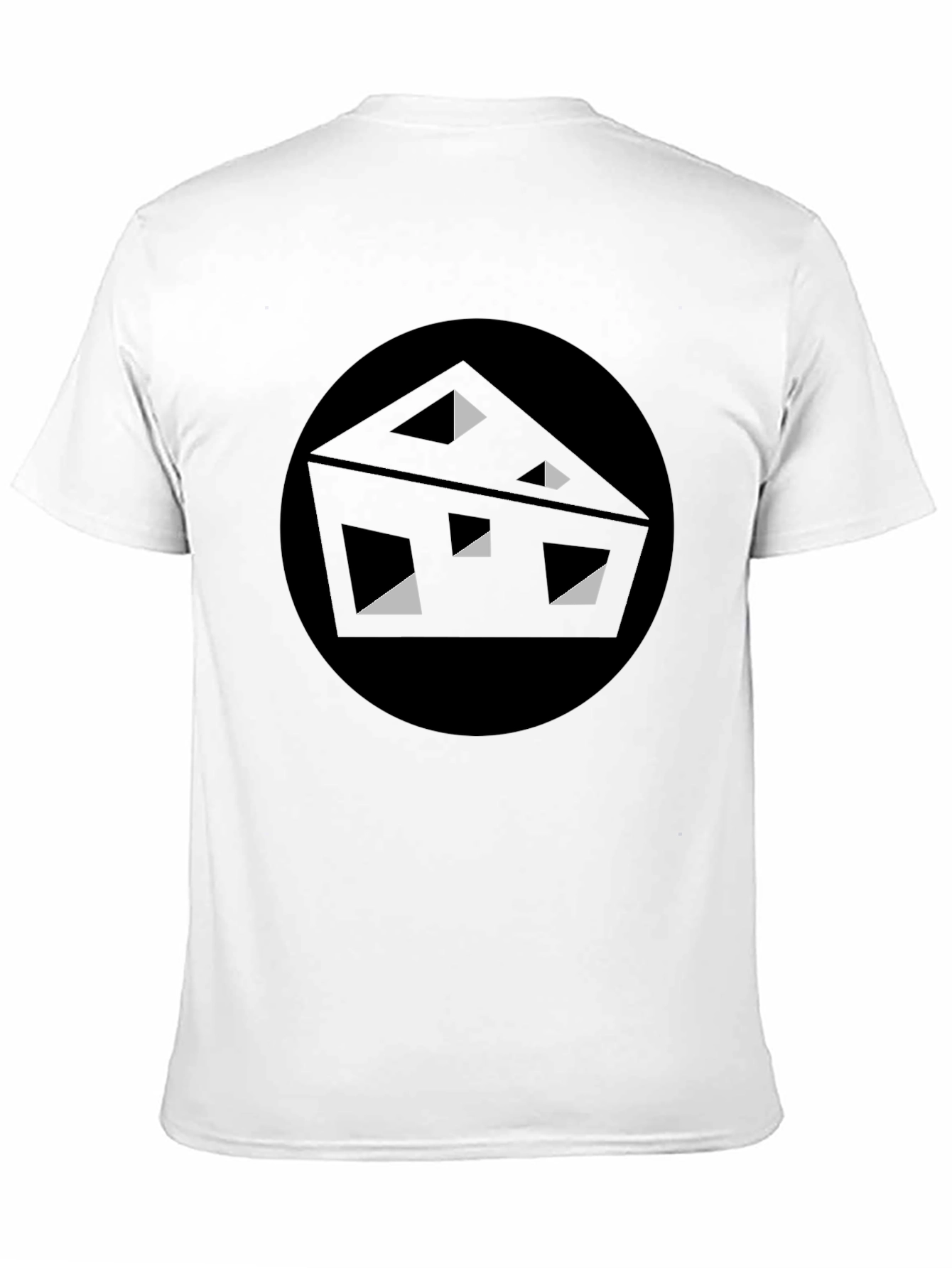 Abstract Cheese Graphic Tee - Black T-Shirt