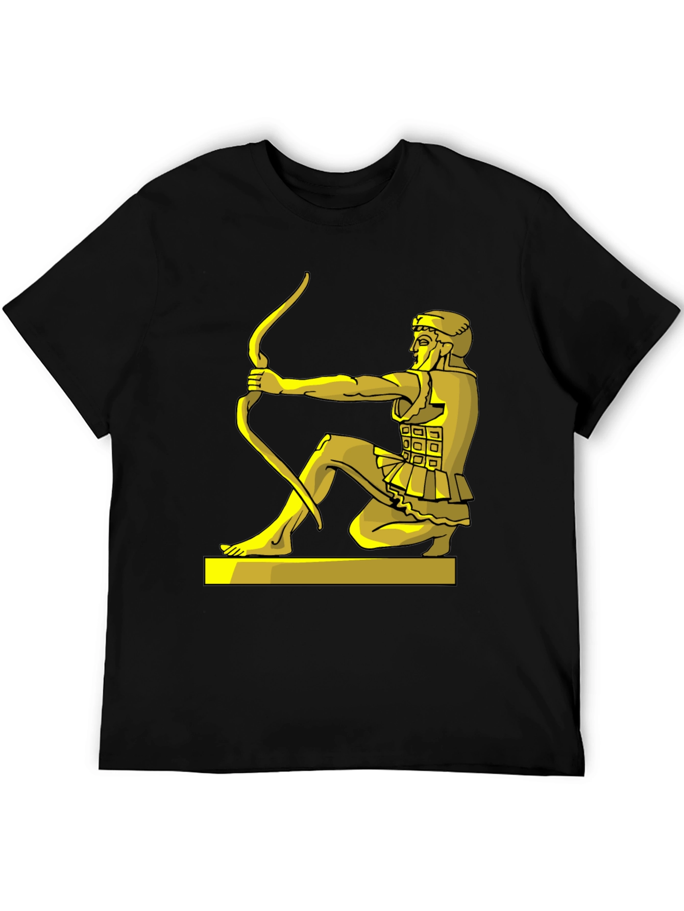 Archer Graphic T-Shirt - Black Cotton Tee