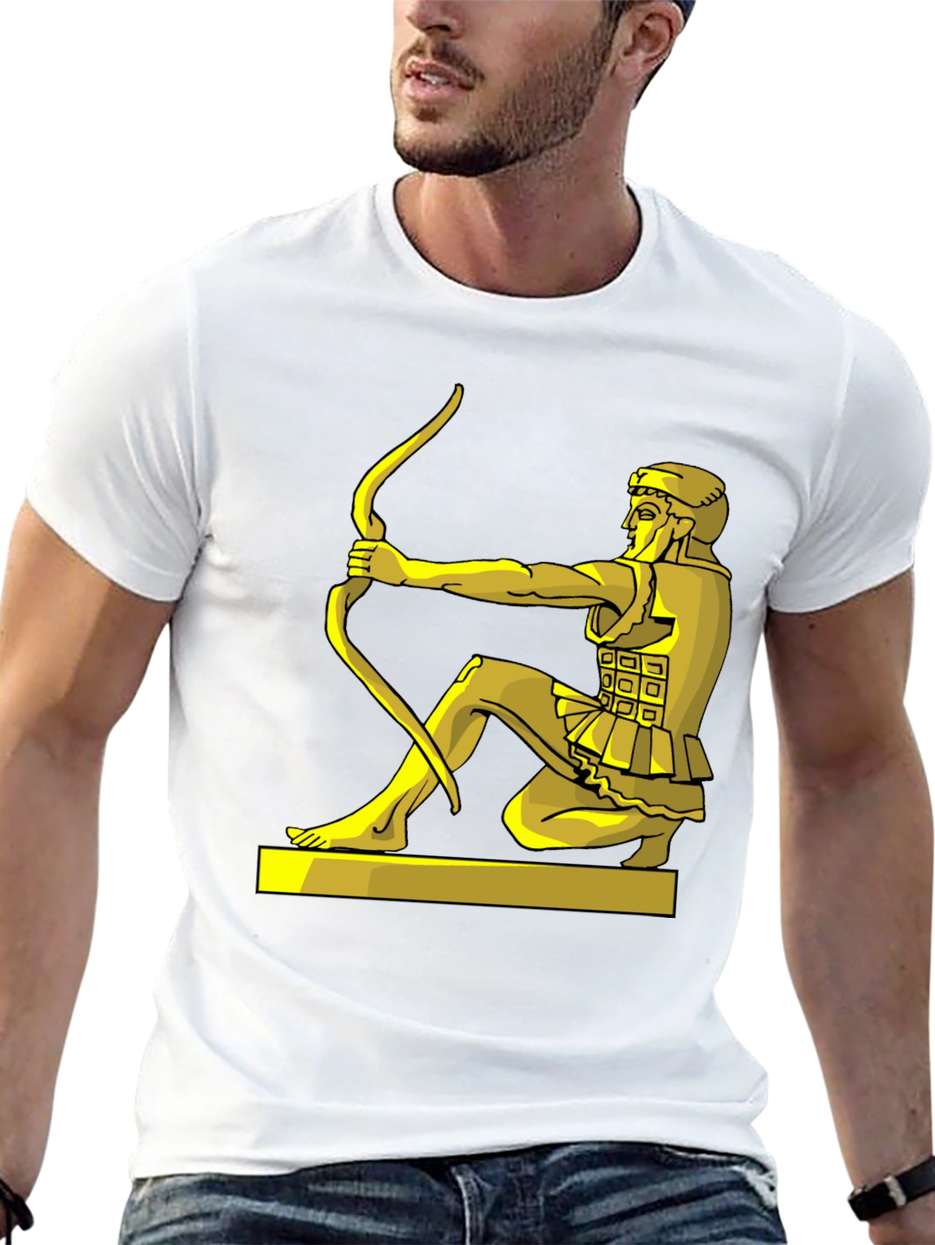 Archer Graphic T-Shirt - Black Cotton Tee