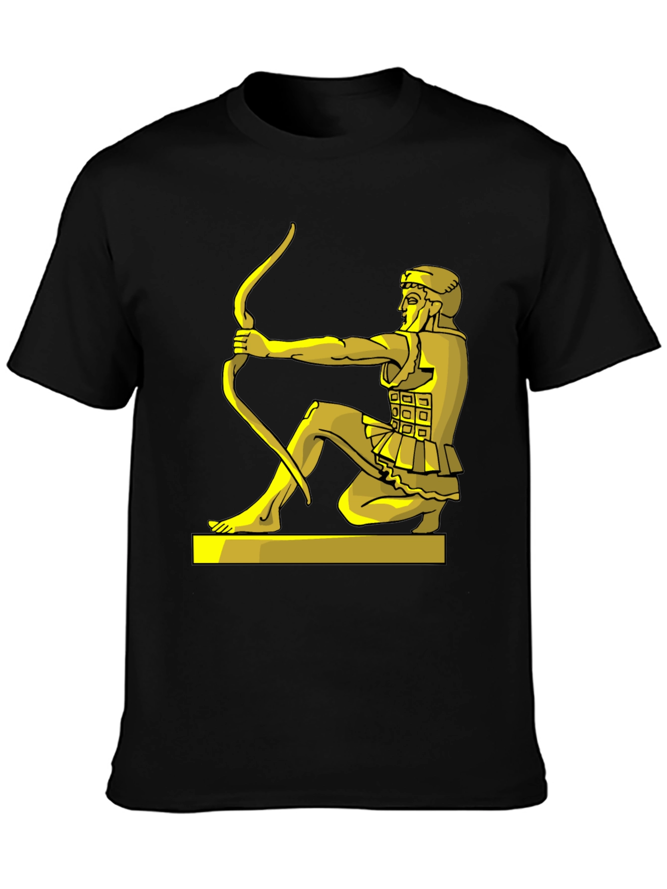 Archer Graphic T-Shirt - Black Cotton Tee