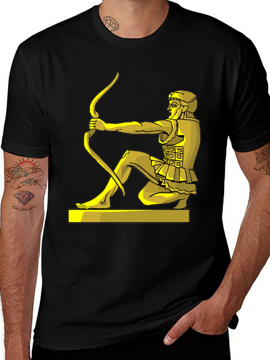 Archer Graphic T-Shirt - Black Cotton Tee