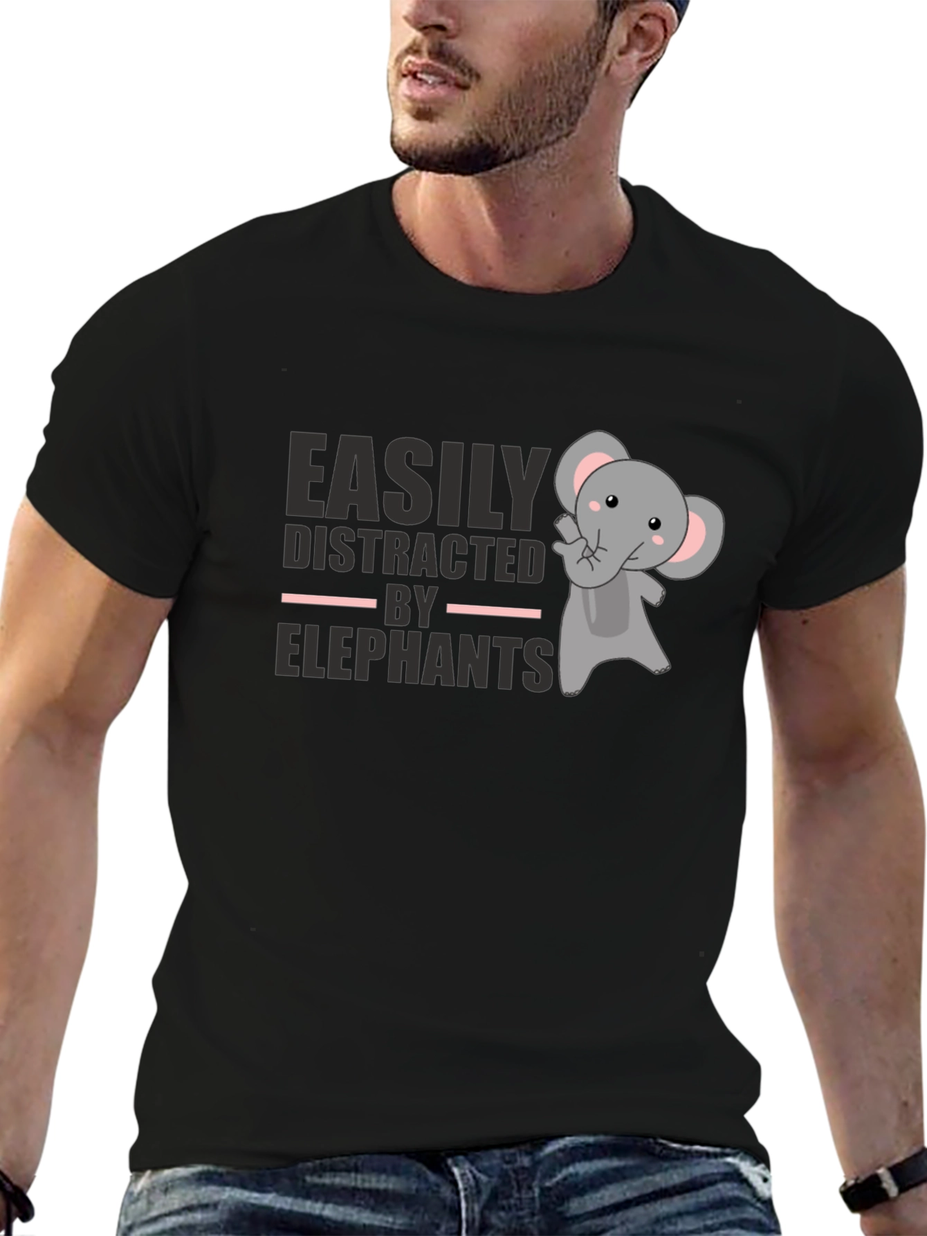 Easily Distracted By Elephants T-Shirt