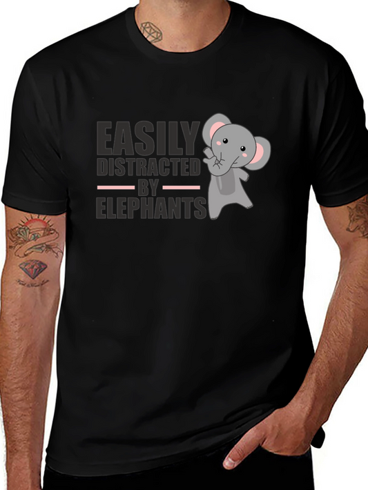 Easily Distracted By Elephants T-Shirt