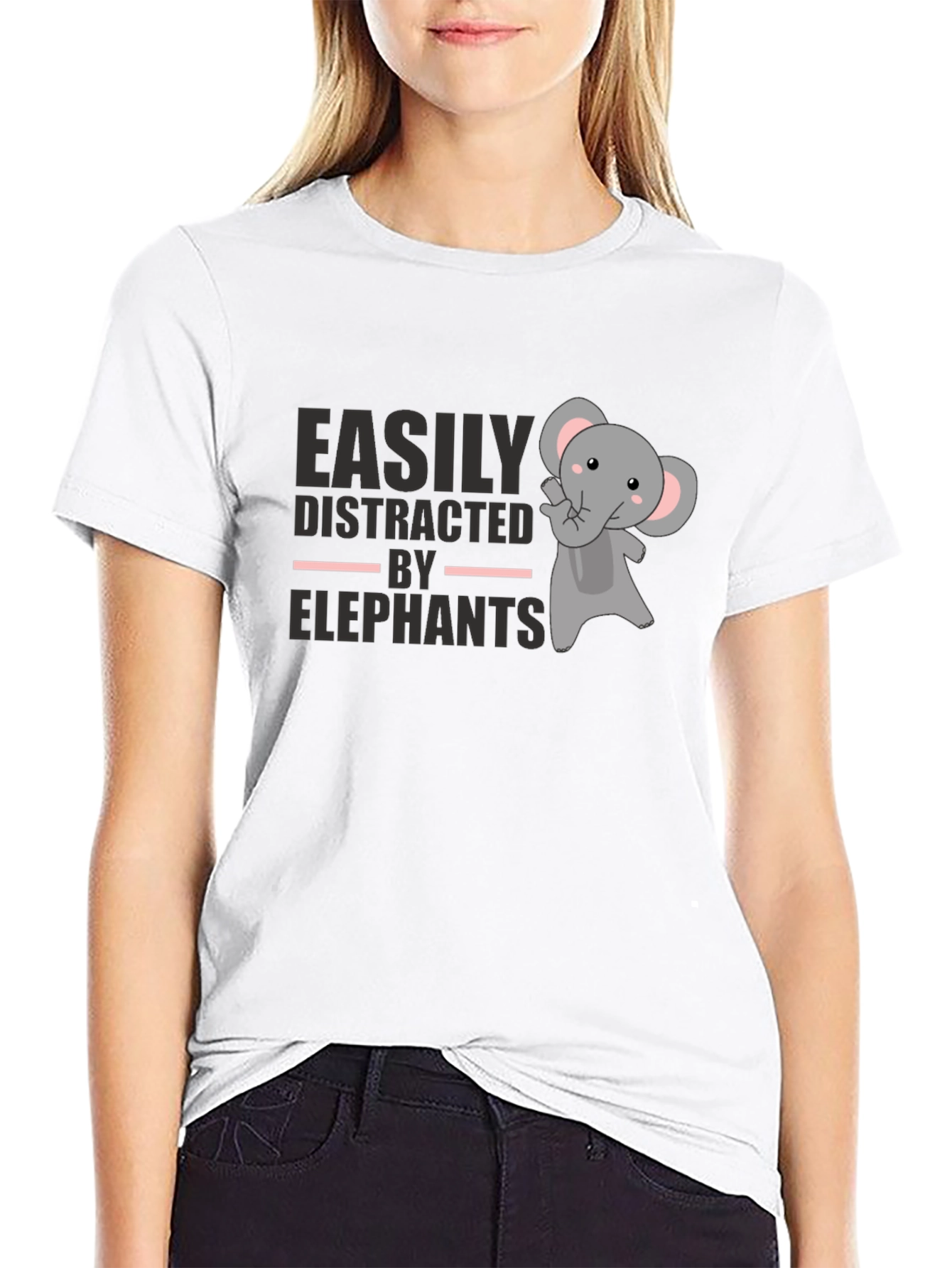 Easily Distracted By Elephants T-Shirt