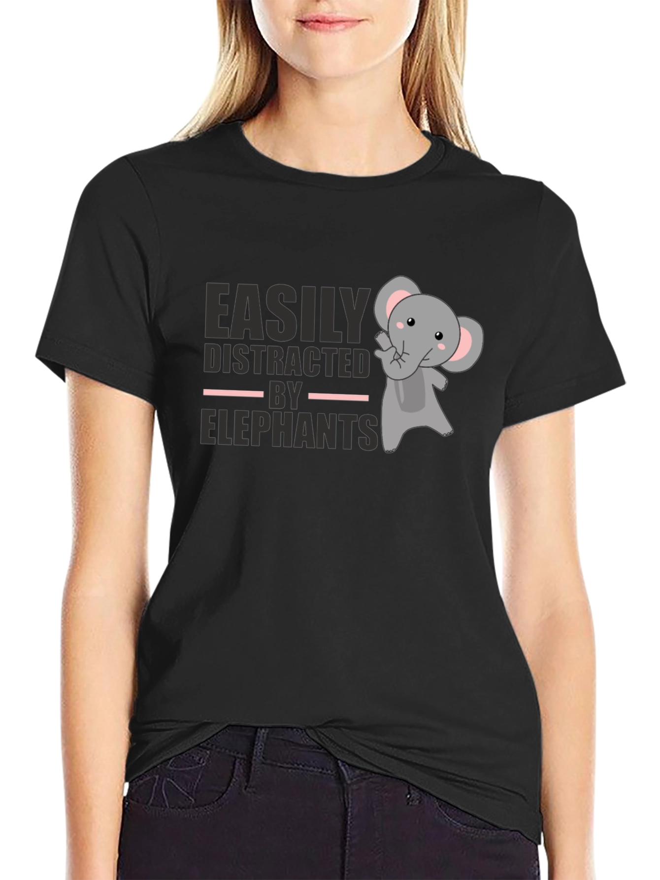 Easily Distracted By Elephants T-Shirt