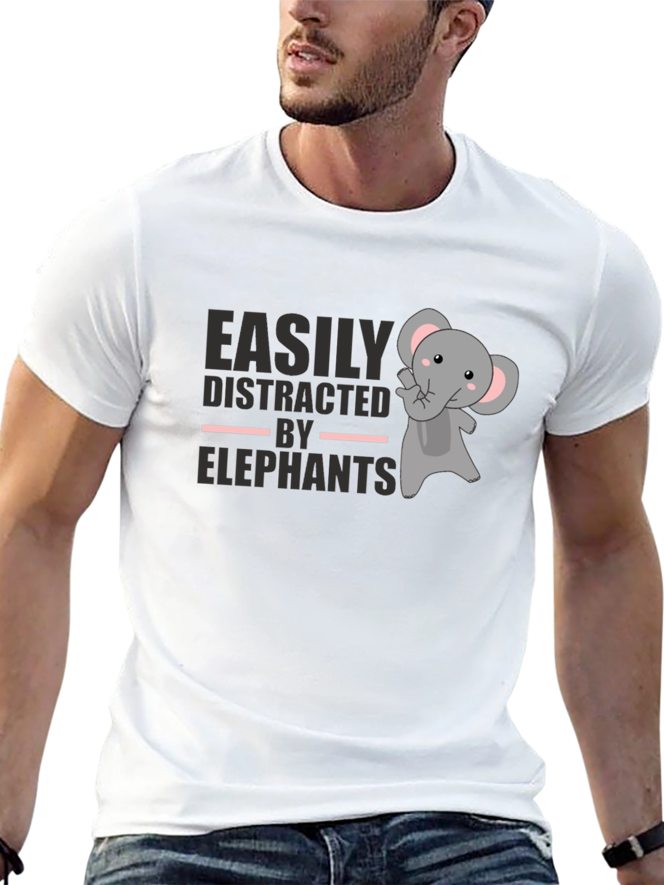 Easily Distracted By Elephants T-Shirt
