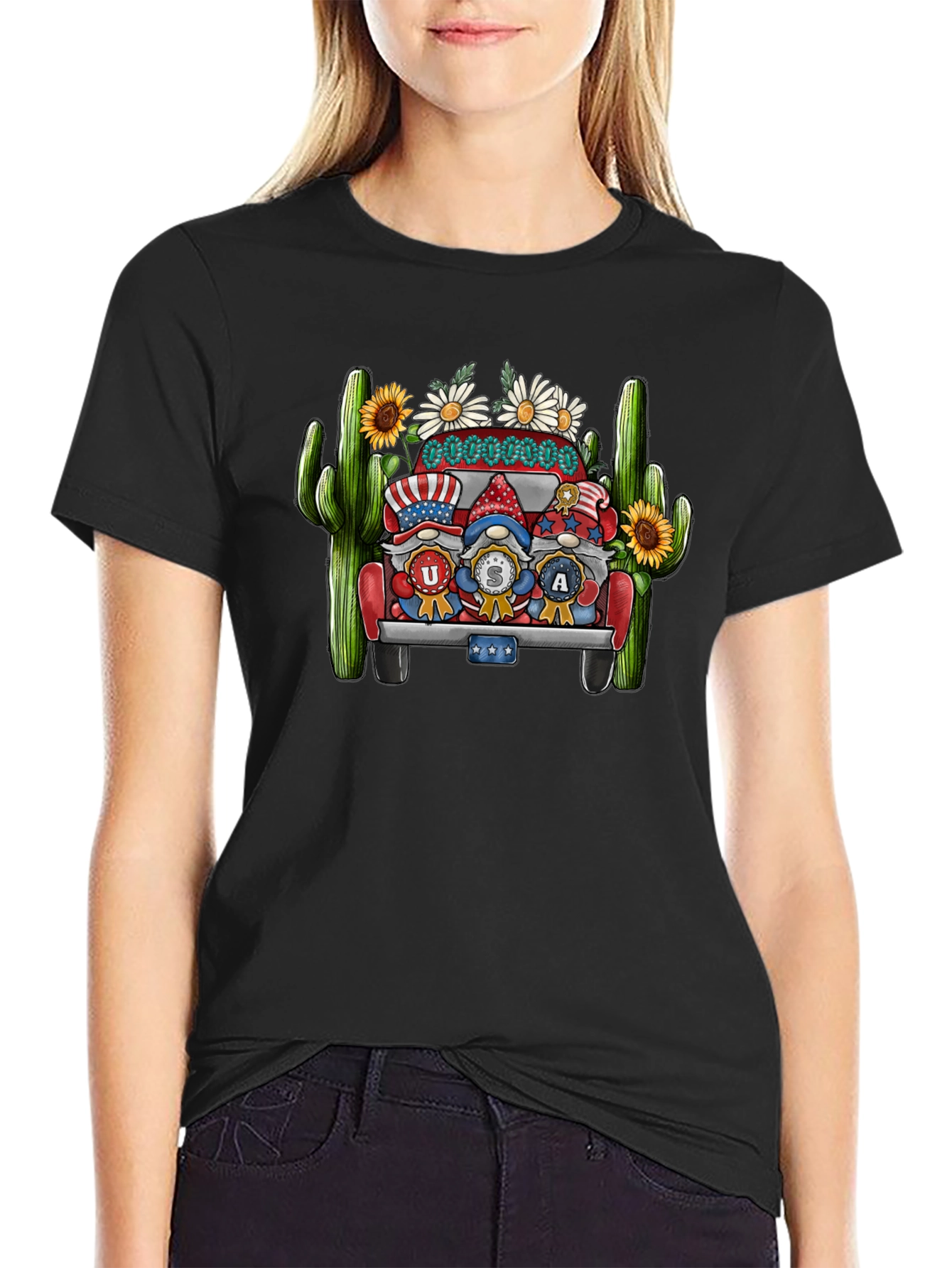USA Gnomes Truck Graphic Tee