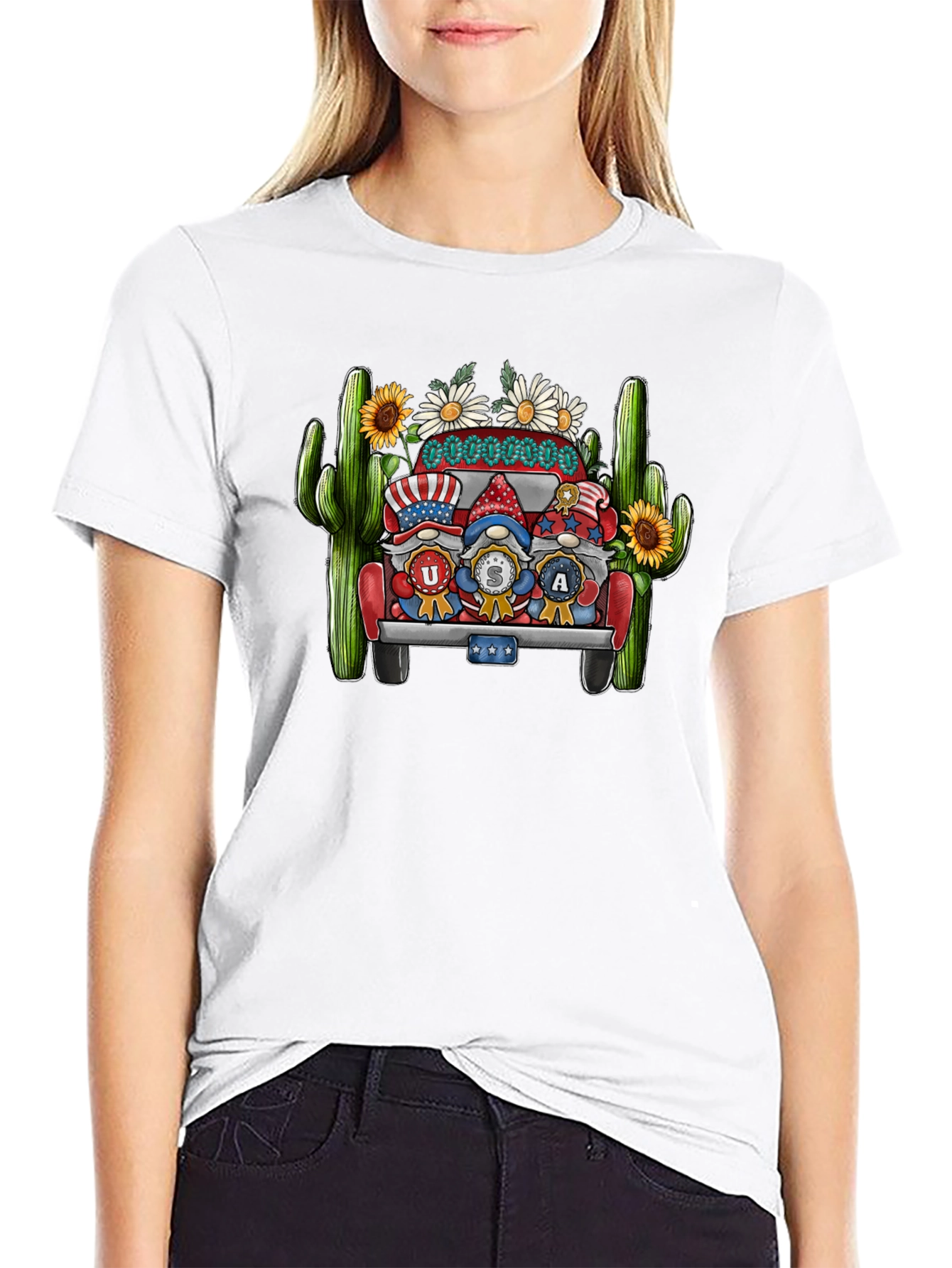 USA Gnomes Truck Graphic Tee