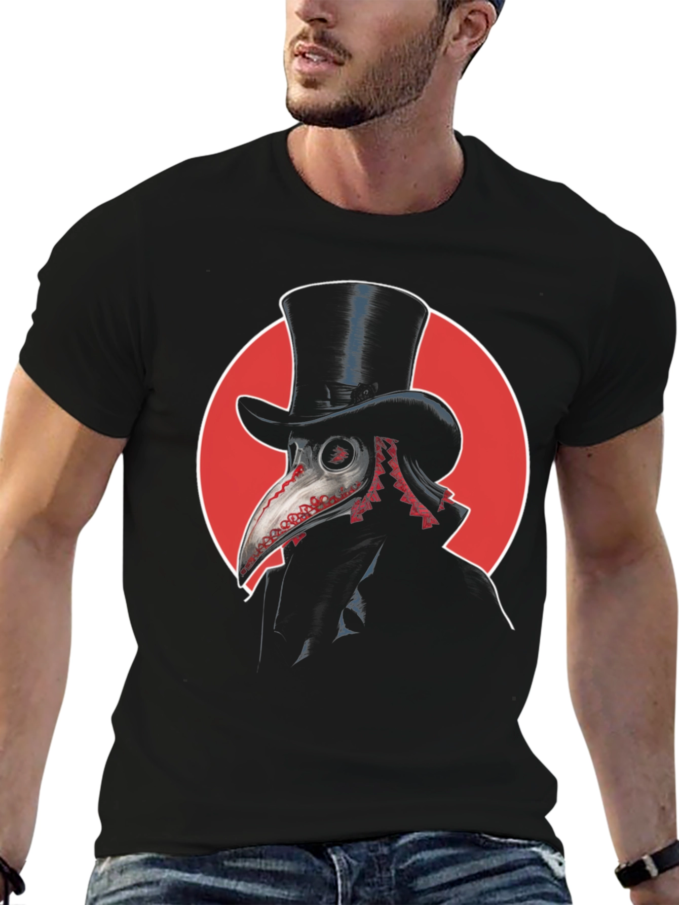 Plague Doctor Top Hat T-Shirt