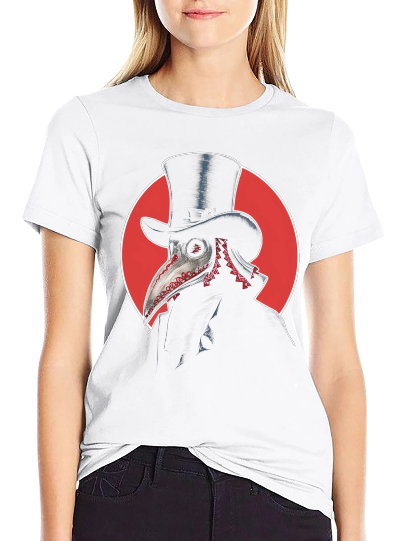 Plague Doctor Top Hat T-Shirt