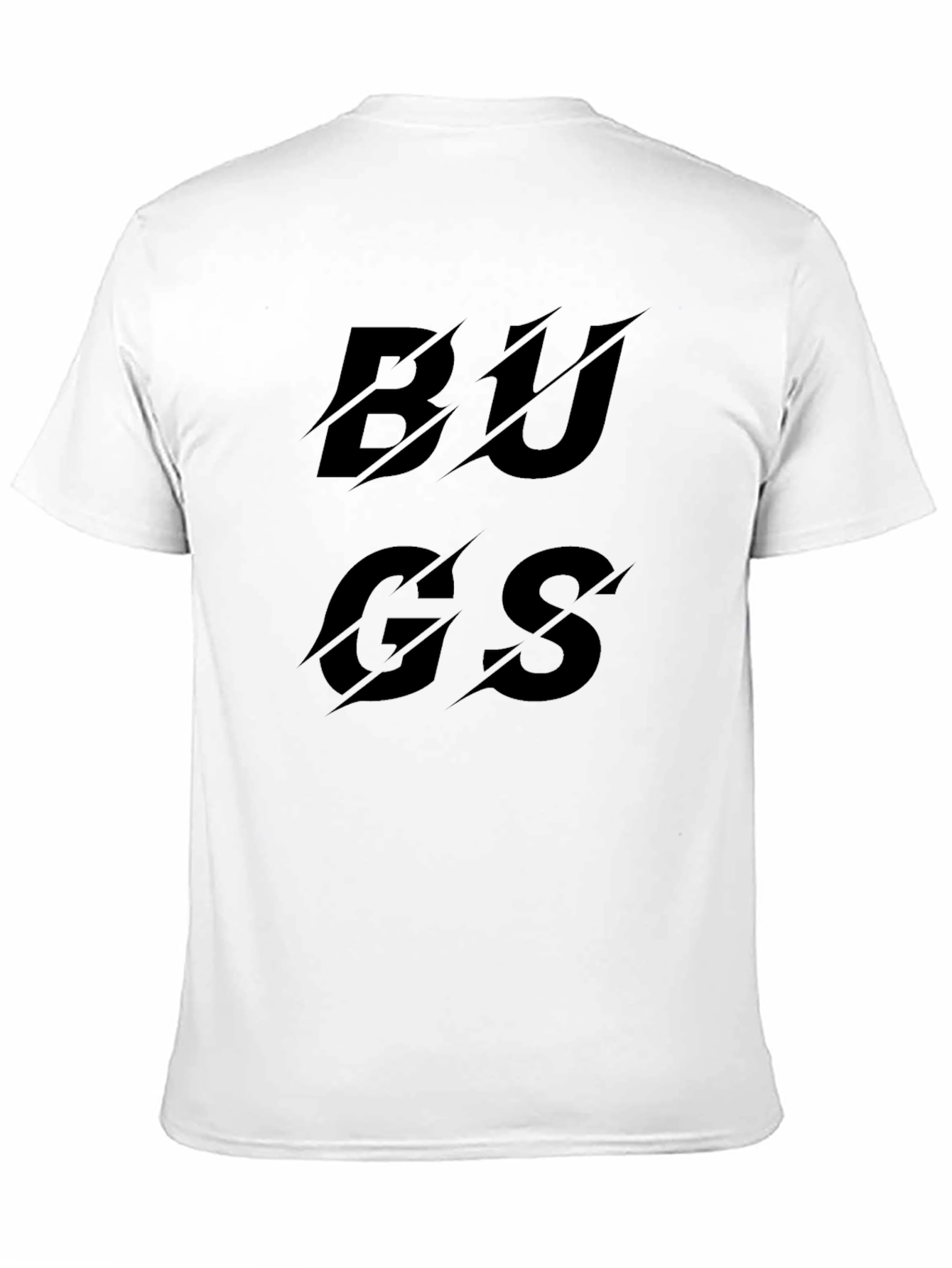 Edgy Bugs Graphic Tee - Black Cotton T-Shirt