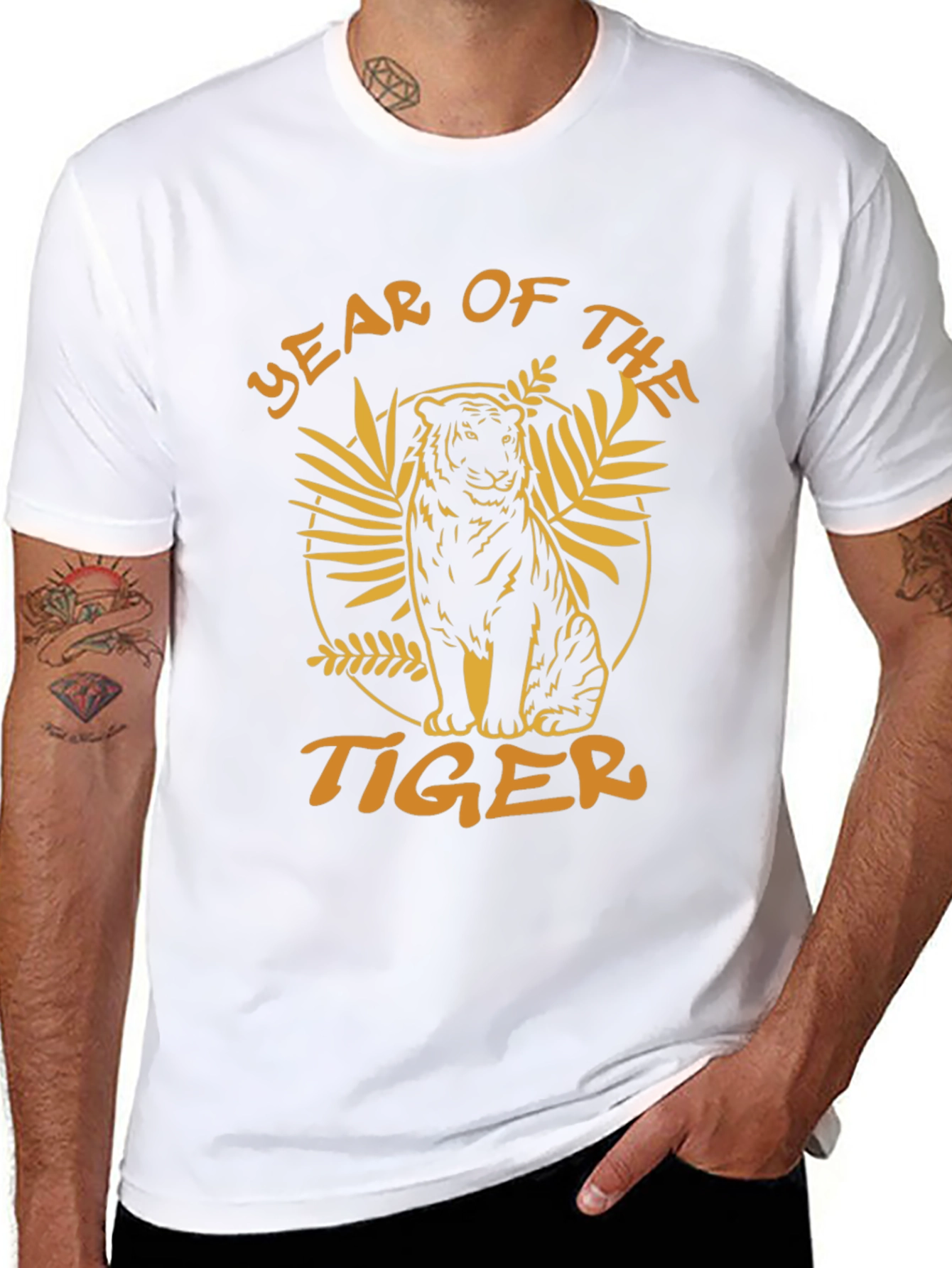 Year of the Tiger Graphic Tee - Black