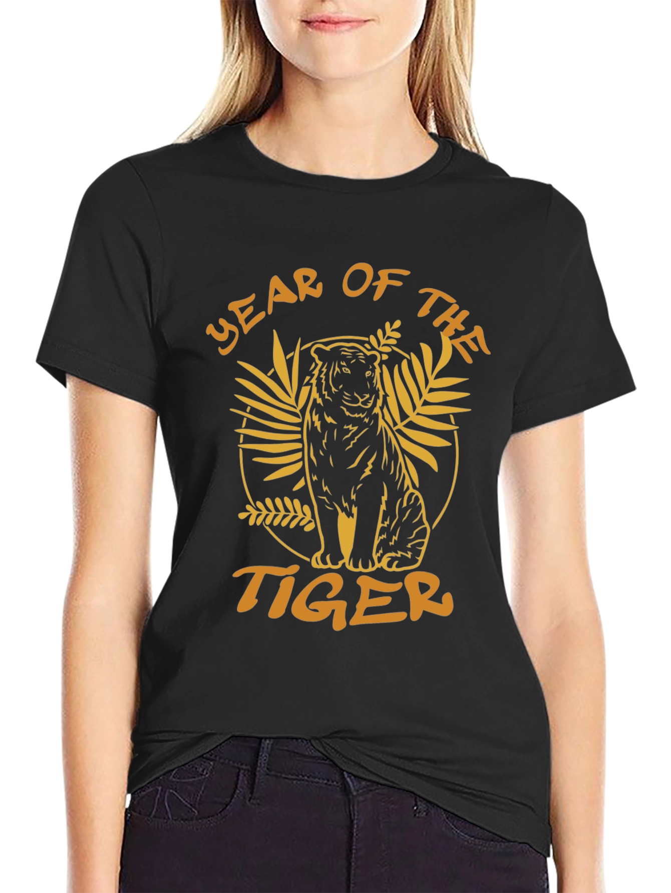 Year of the Tiger Graphic Tee - Black