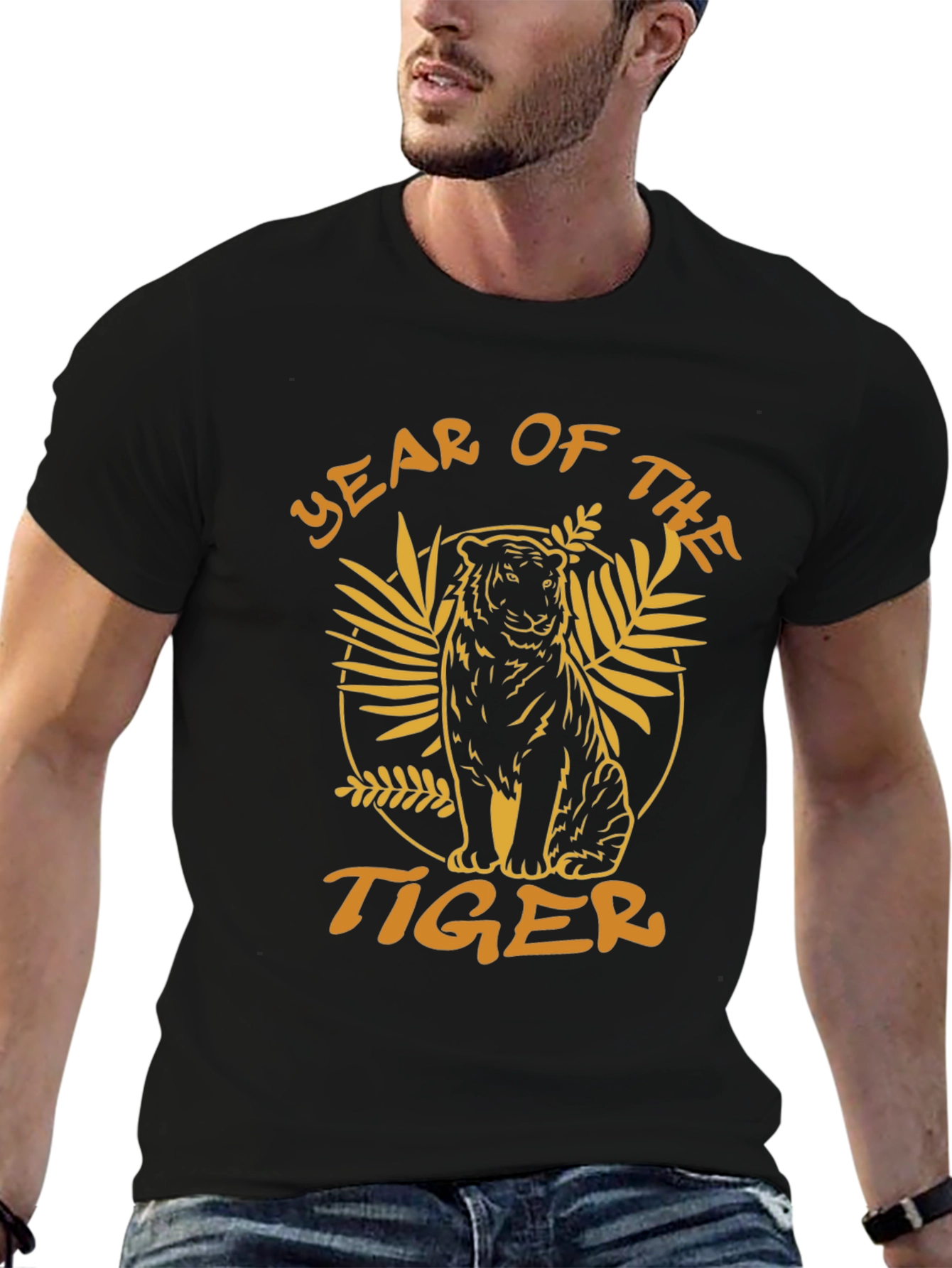 Year of the Tiger Graphic Tee - Black