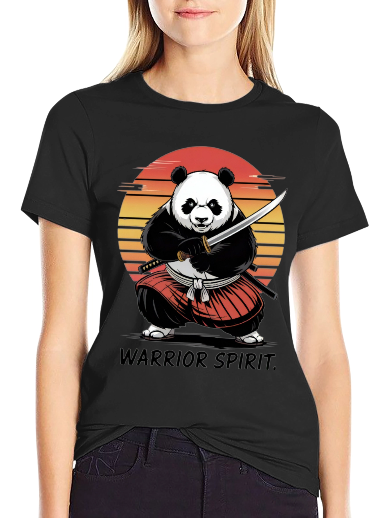 Panda Samurai Warrior T-Shirt