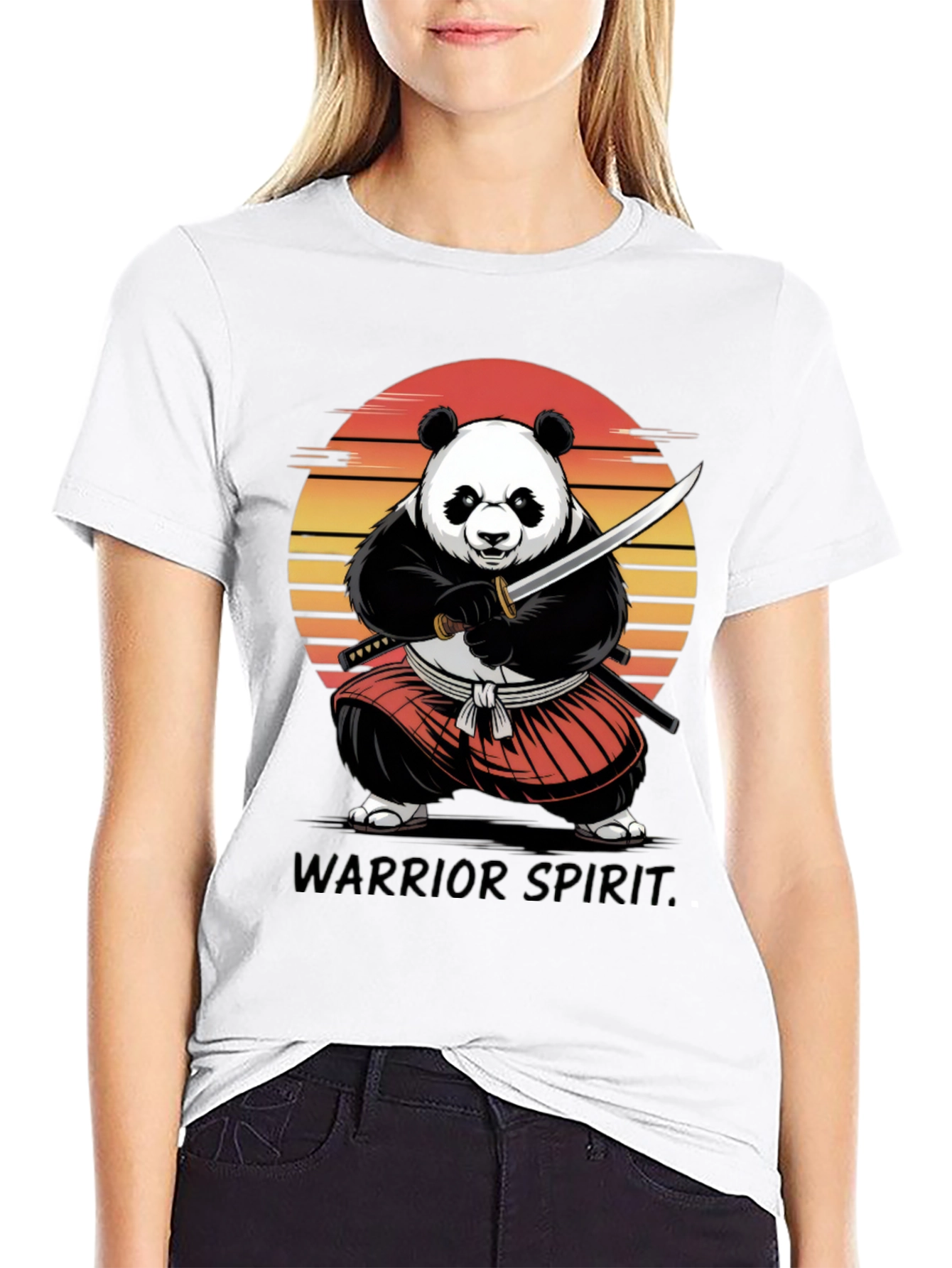 Panda Samurai Warrior T-Shirt