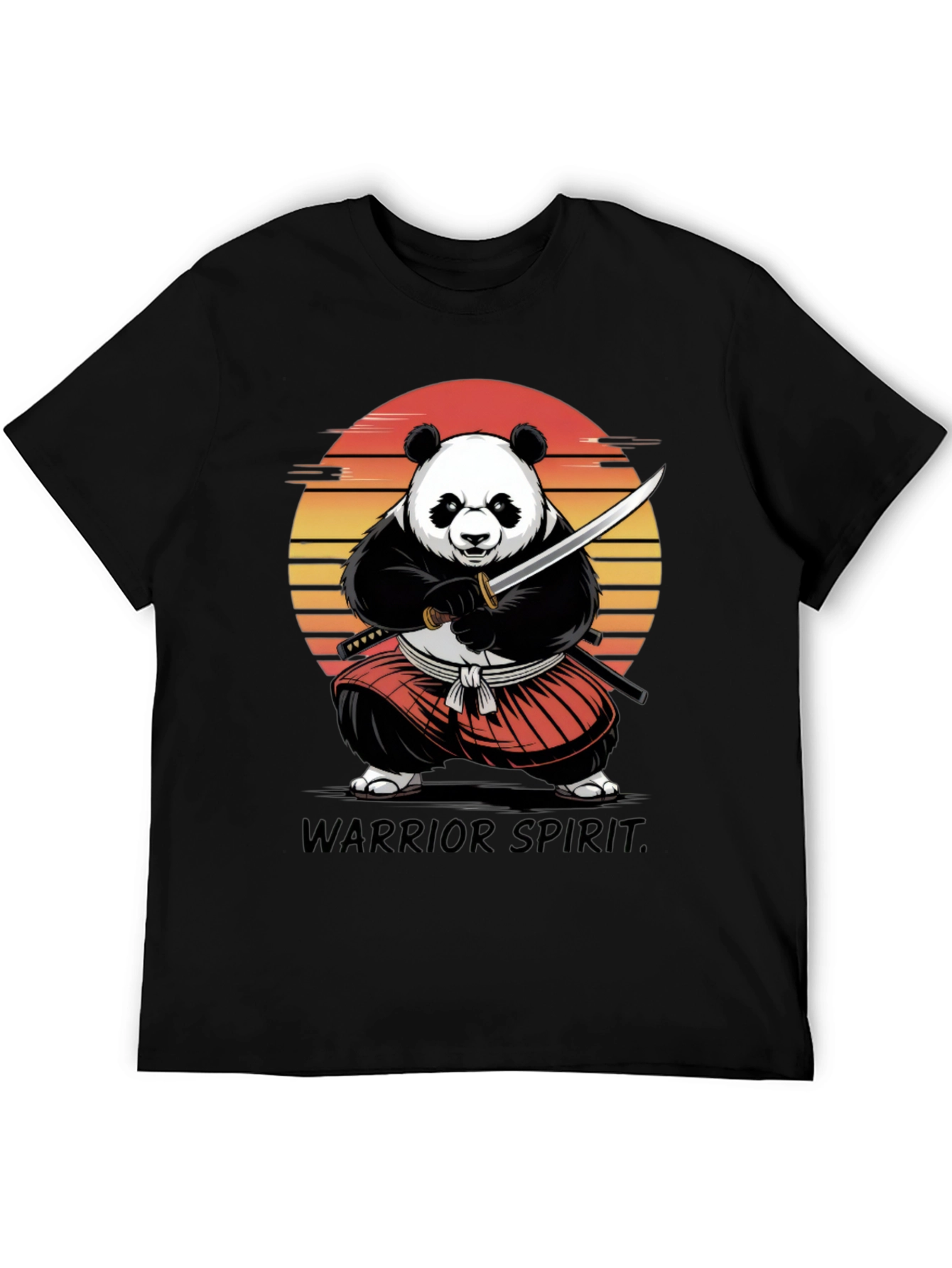 Panda Samurai Warrior T-Shirt