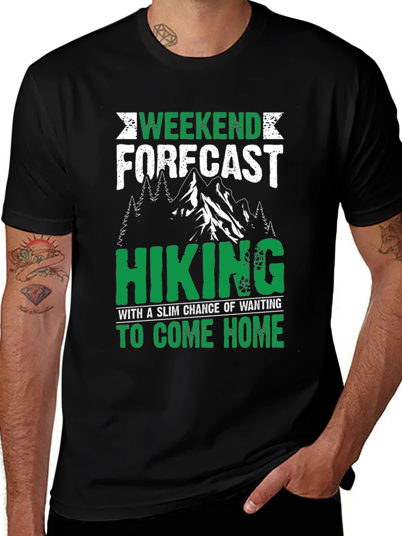 Weekend Hiking Forecast T-Shirt