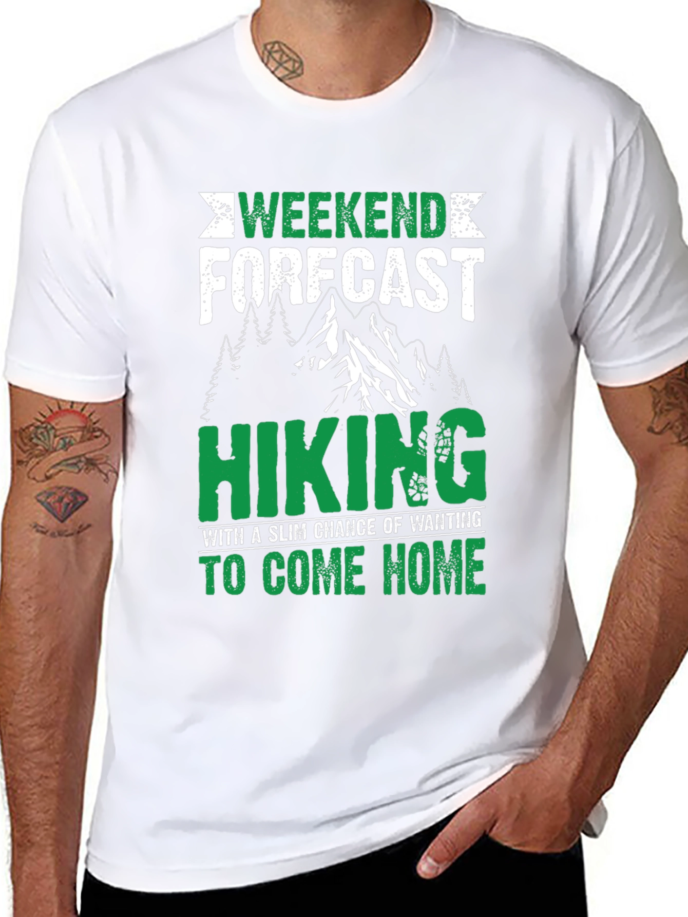 Weekend Hiking Forecast T-Shirt