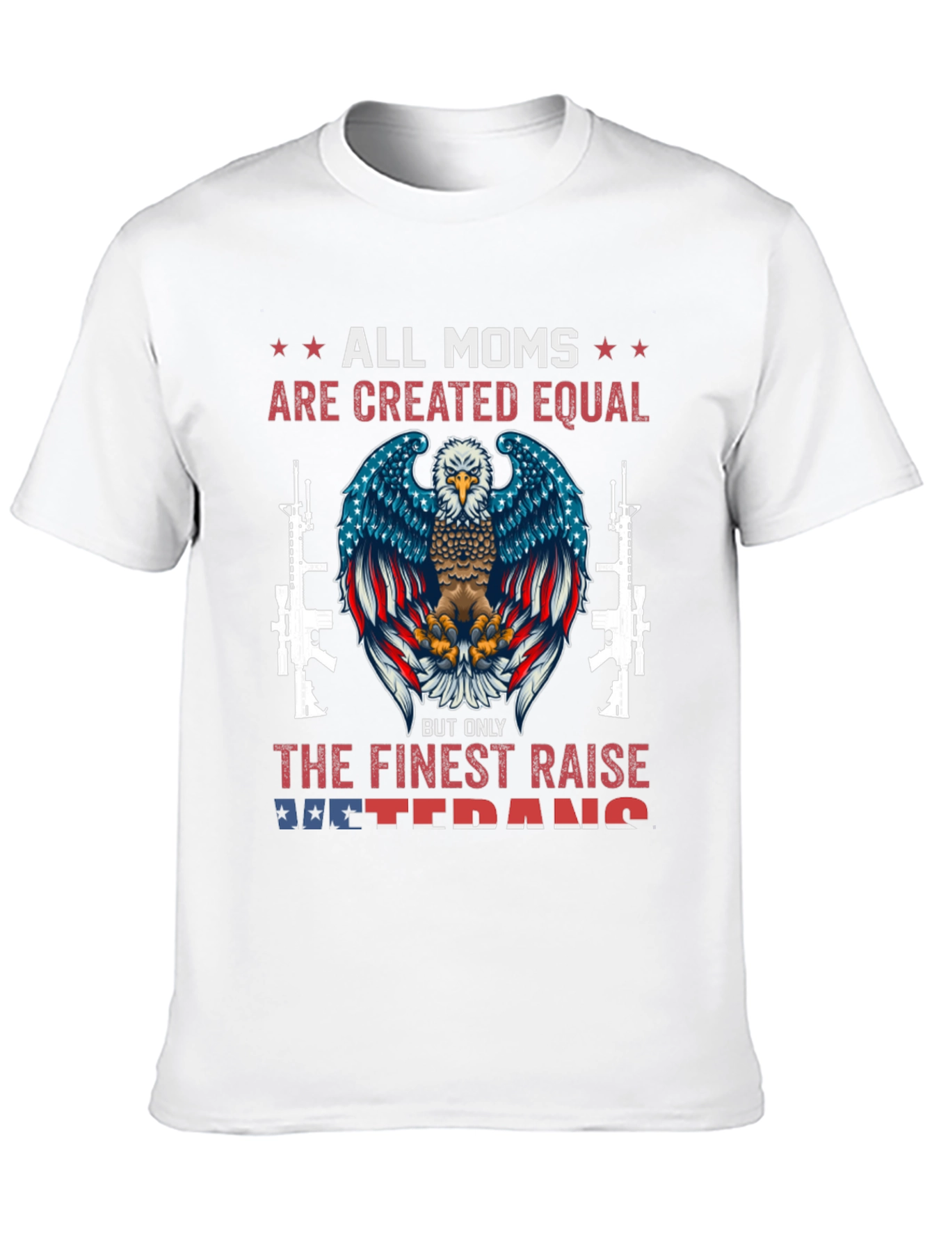 All Moms Veteran Eagle Graphic Tee