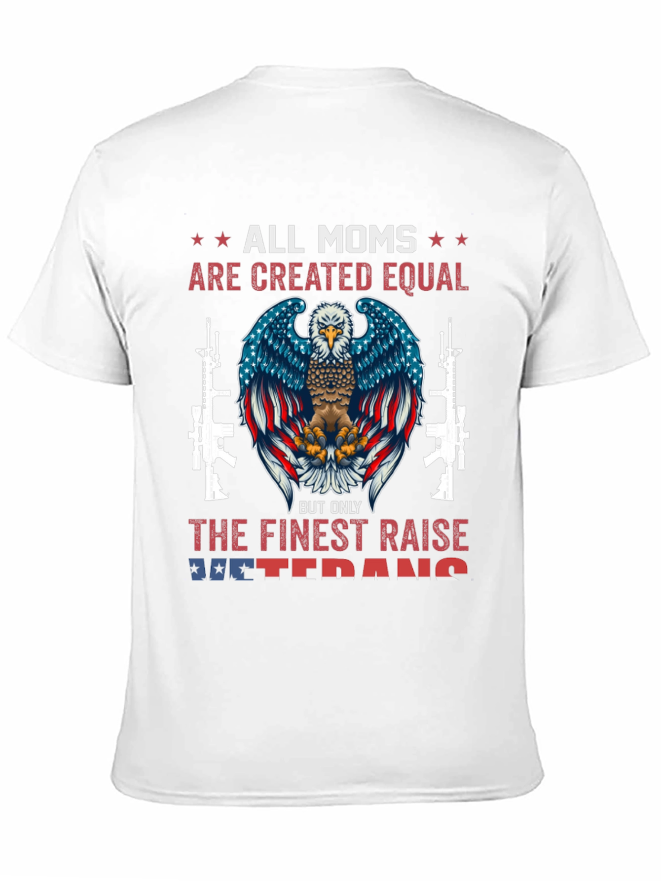 All Moms Veteran Eagle Graphic Tee