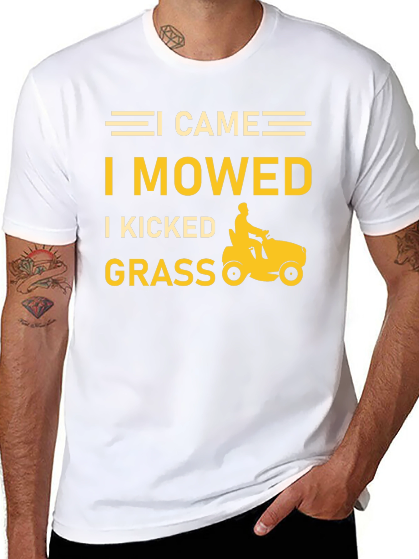 I Came I Mowed I Kicked Grass T-Shirt