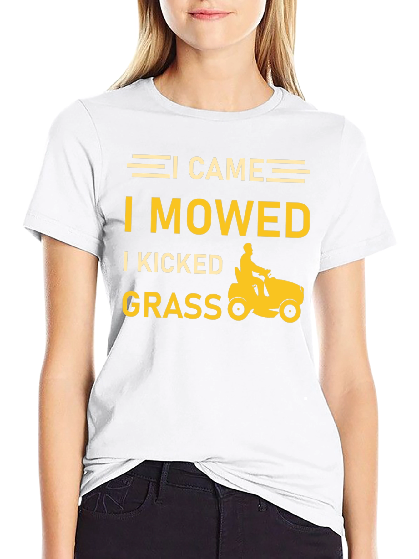 I Came I Mowed I Kicked Grass T-Shirt