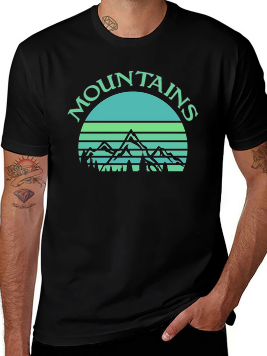 Mountains Graphic T-Shirt - Nature Inspired Tee