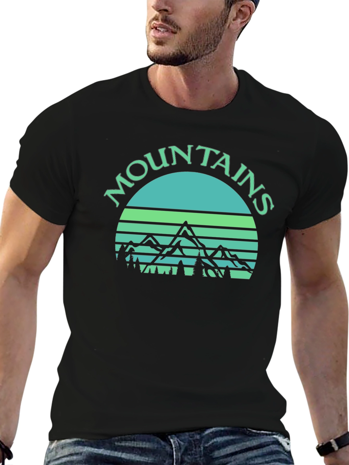 Mountains Graphic T-Shirt - Nature Inspired Tee