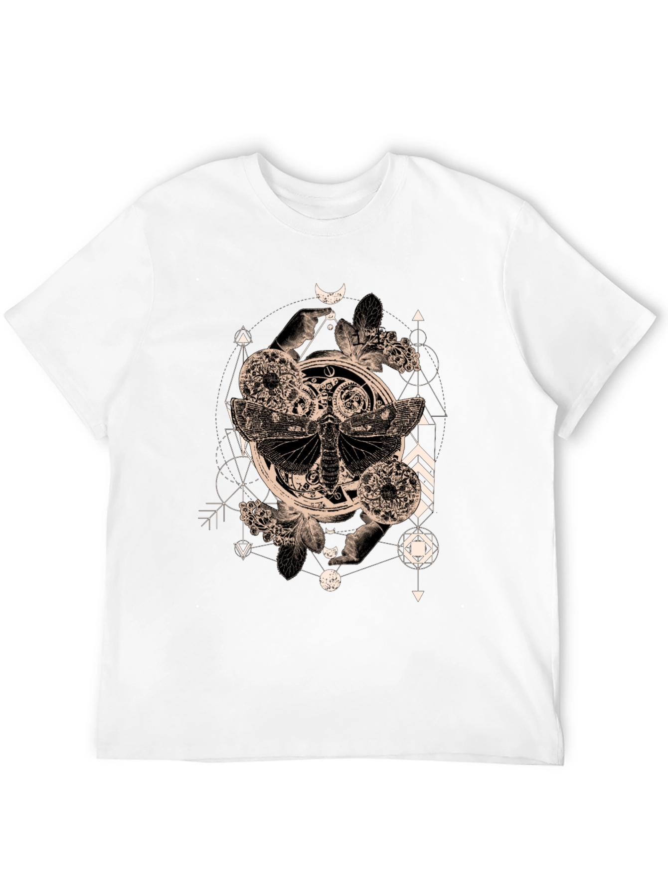Occult Moth Graphic Tee - Black T-Shirt