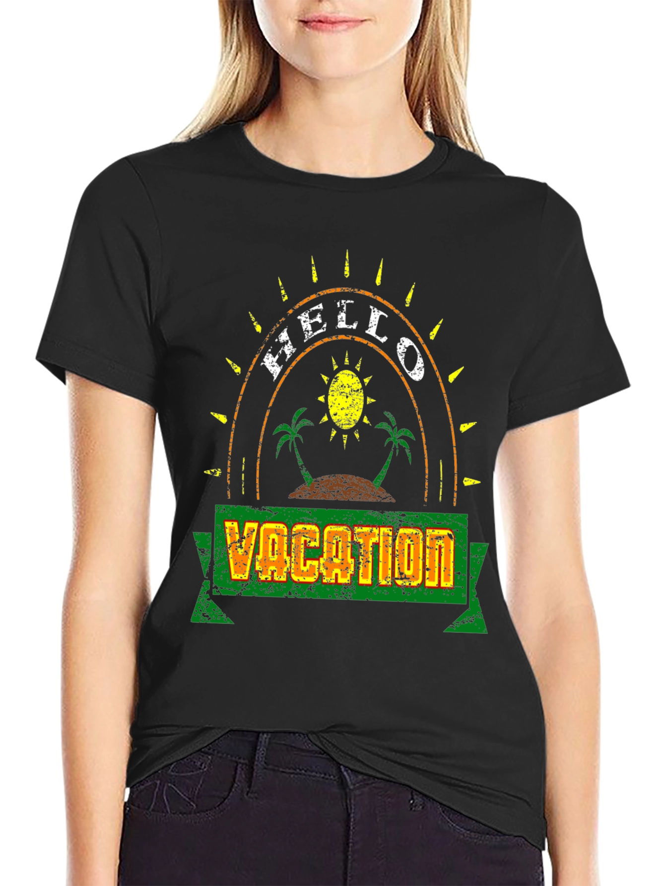 Hello Vacation Graphic Tee