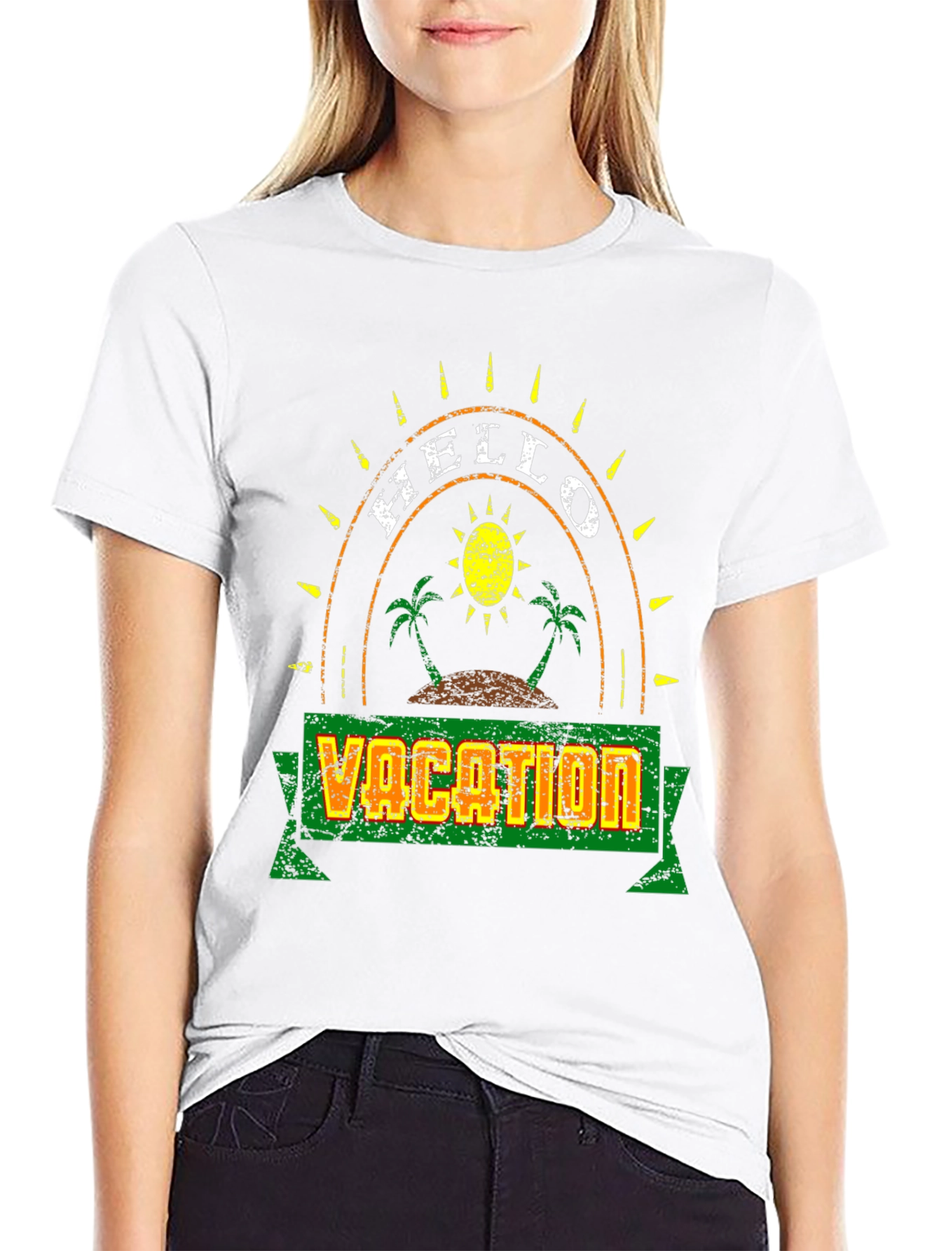 Hello Vacation Graphic Tee