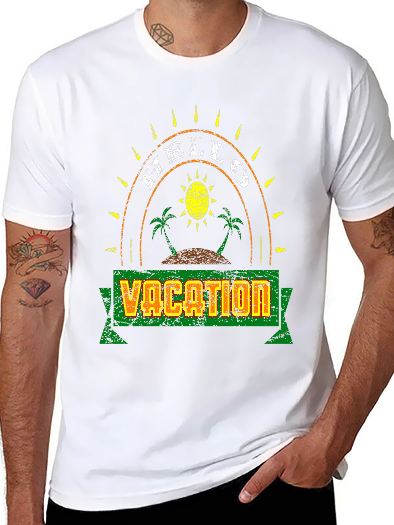 Hello Vacation Graphic Tee