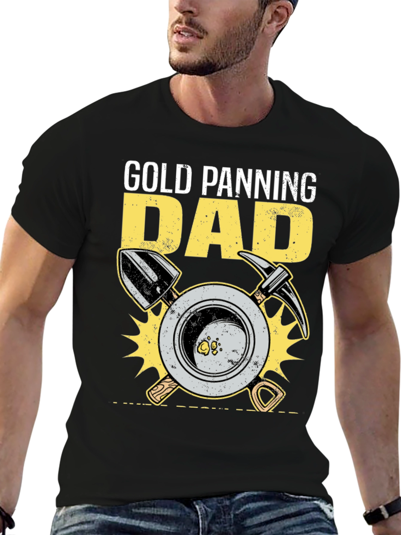 Gold Panning Dad Graphic Tee