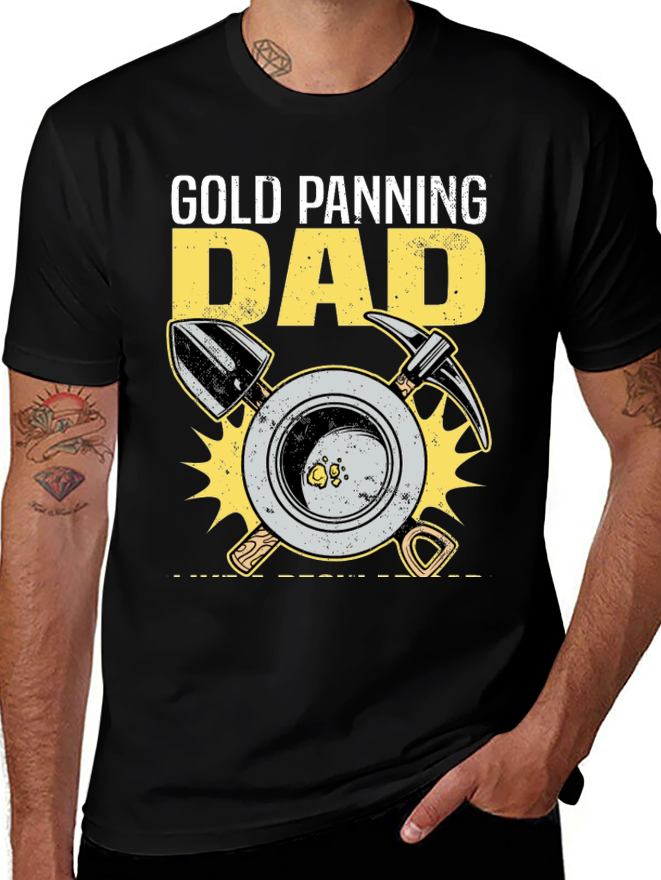 Gold Panning Dad Graphic Tee