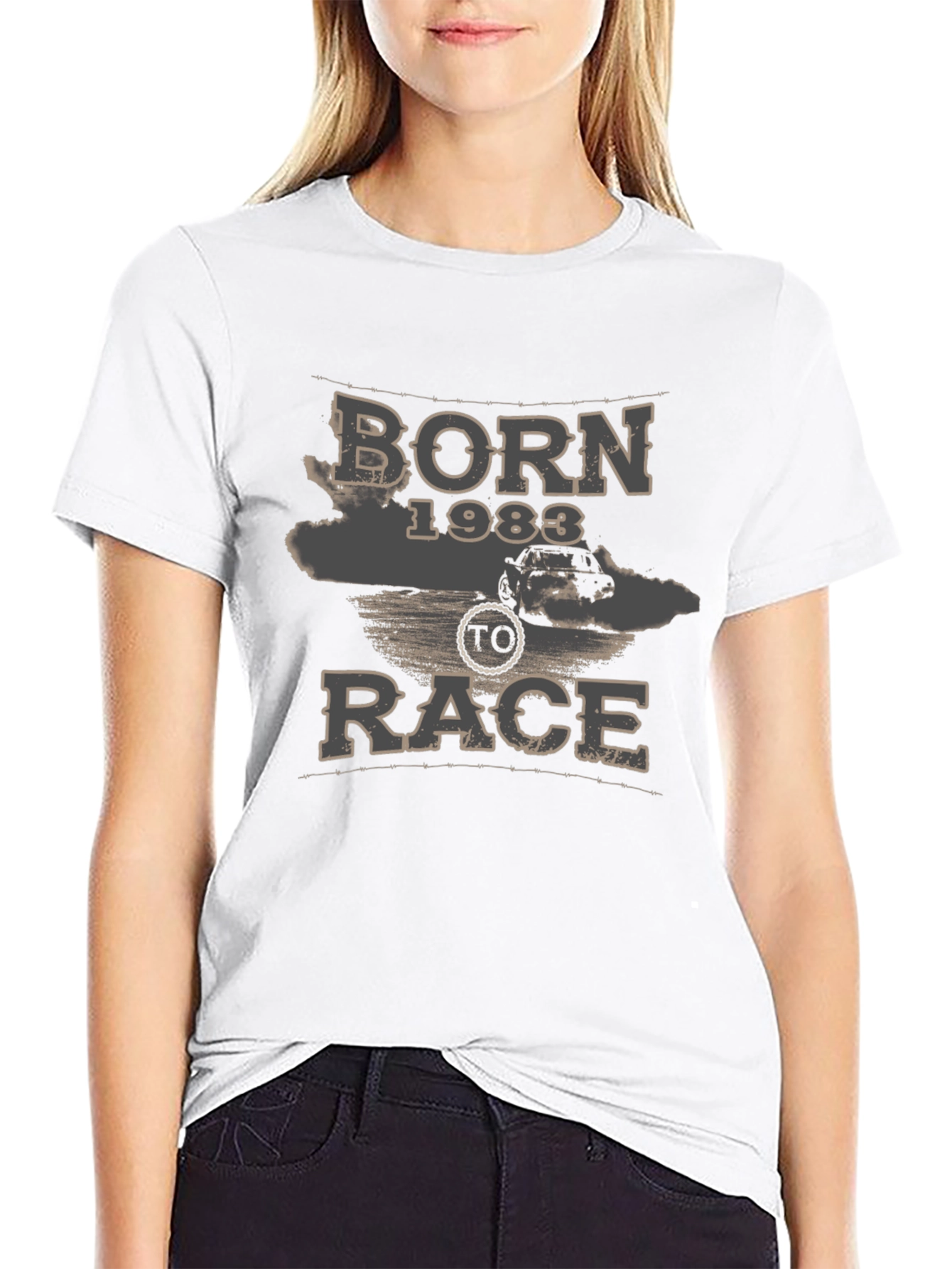 Born 1983 To Race Graphic T-Shirt
