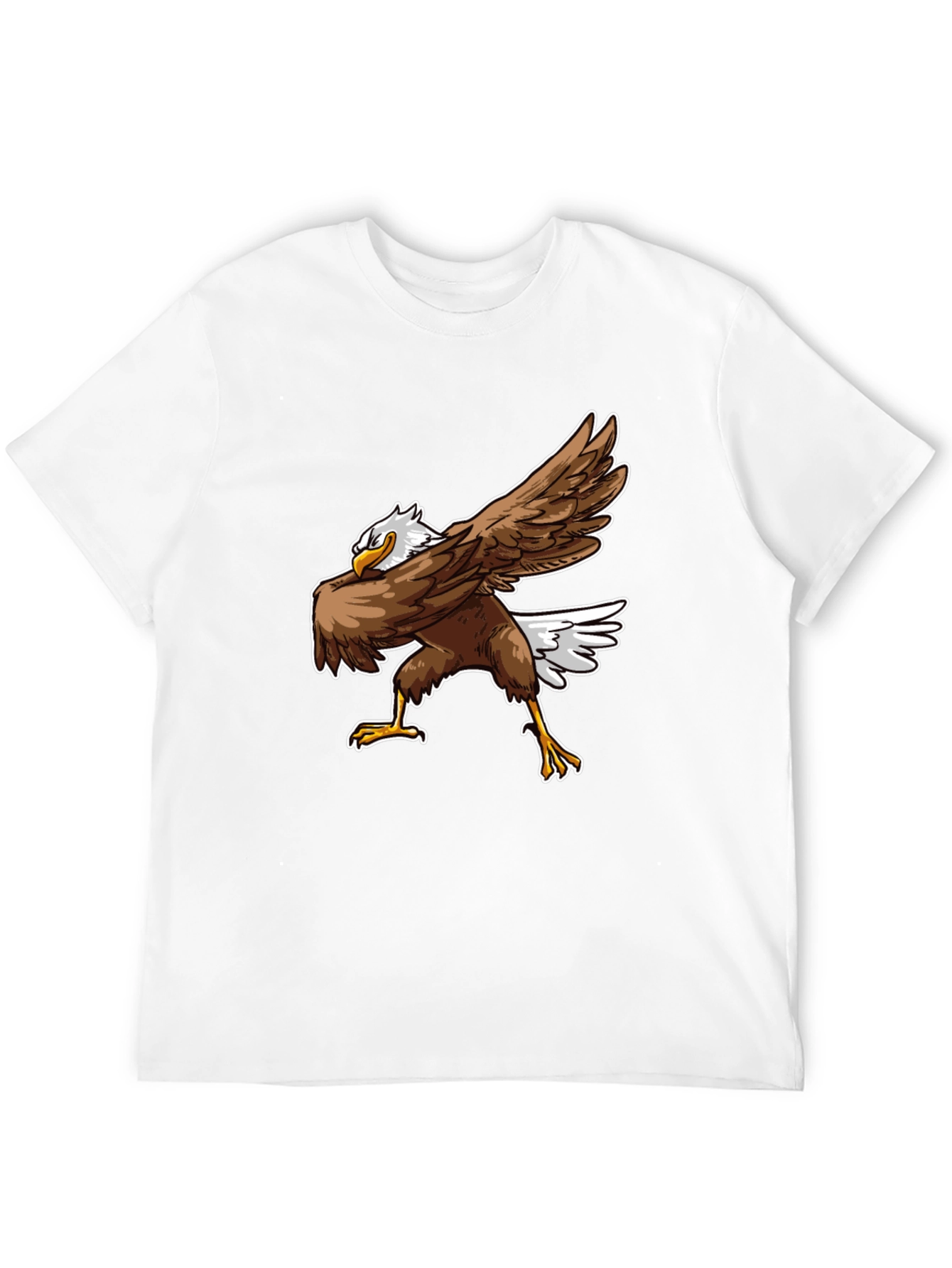 Dabbing Eagle Graphic T-Shirt - Black