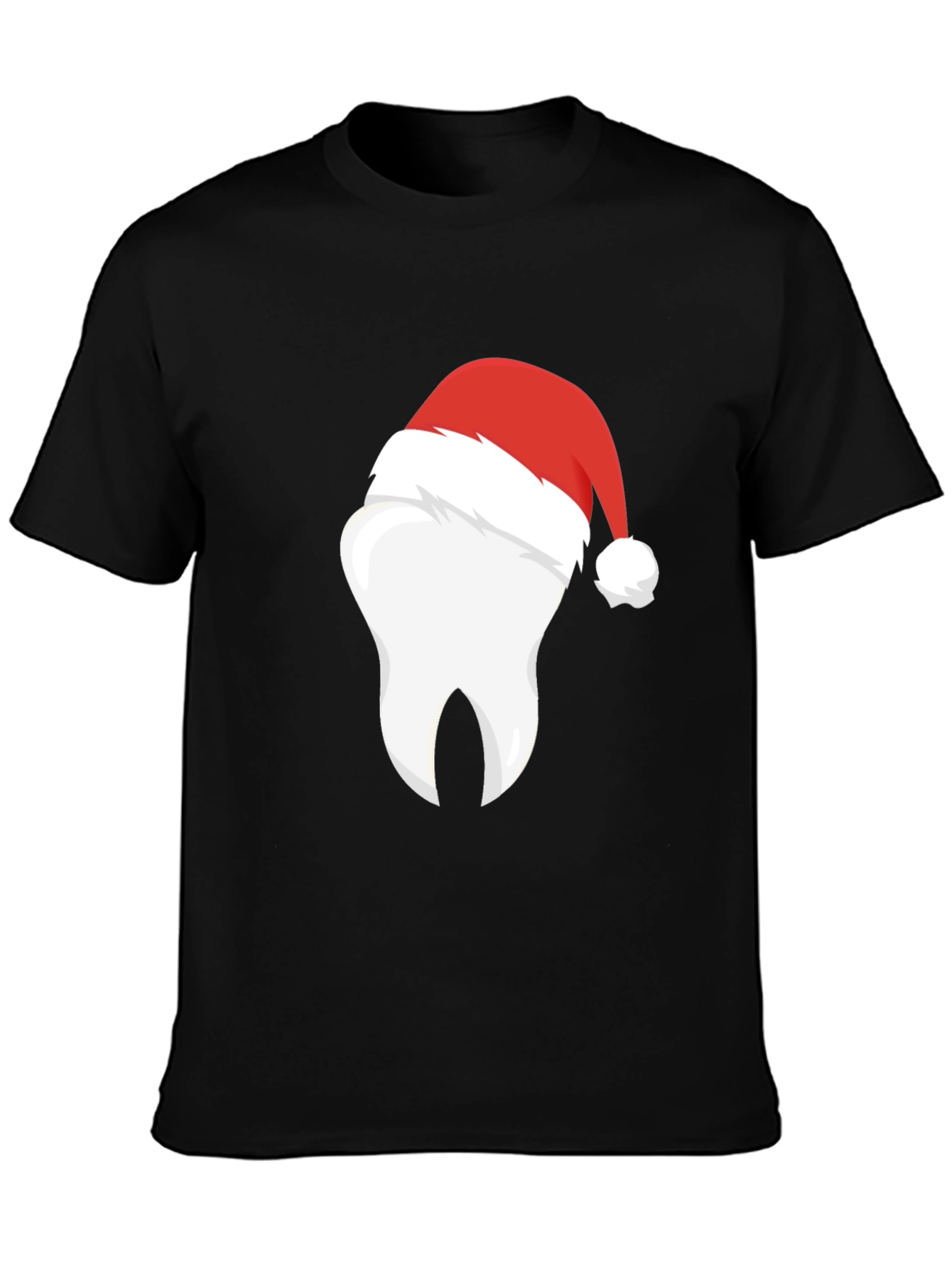 Festive Tooth Santa Hat T-Shirt