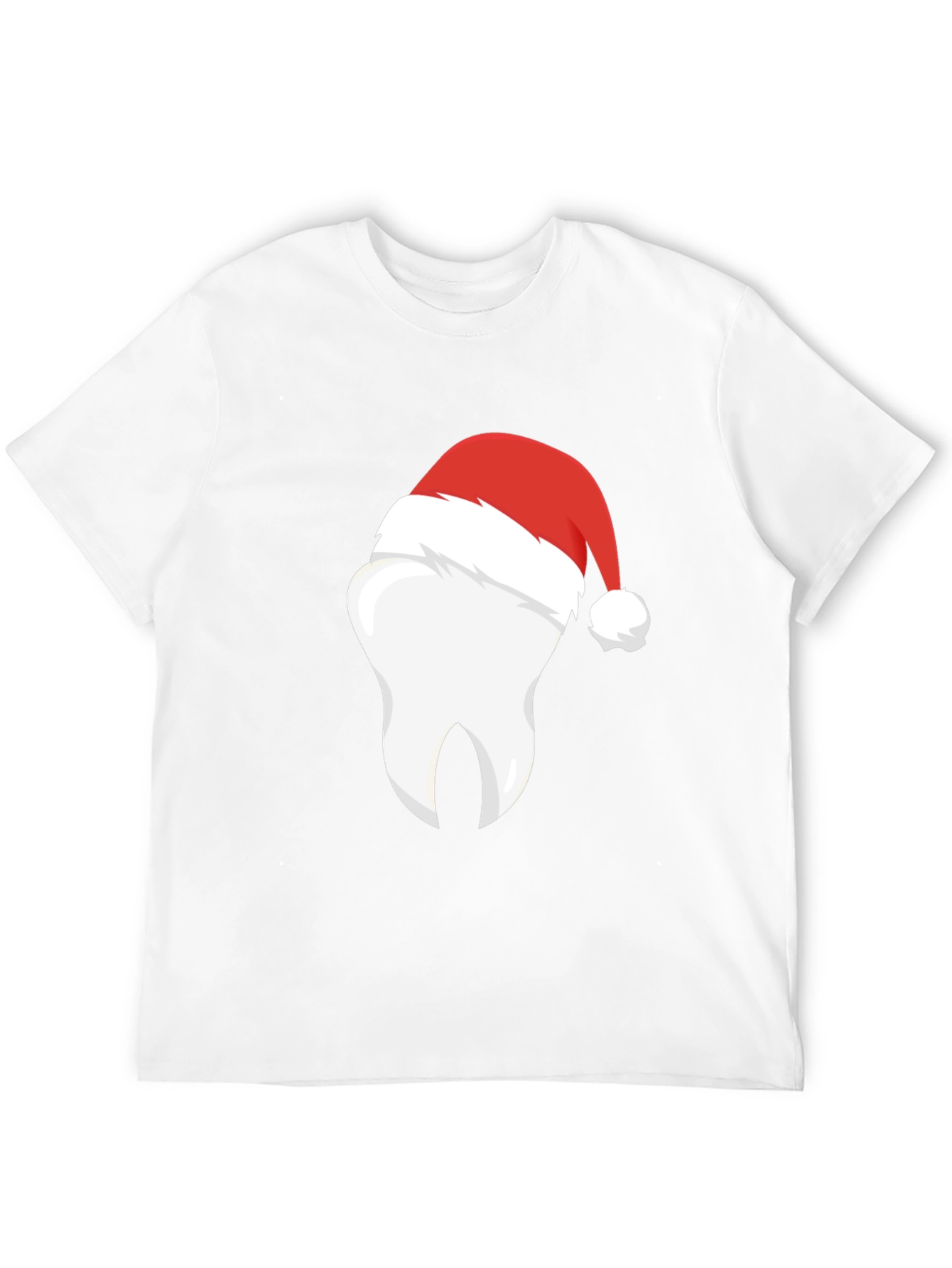 Festive Tooth Santa Hat T-Shirt