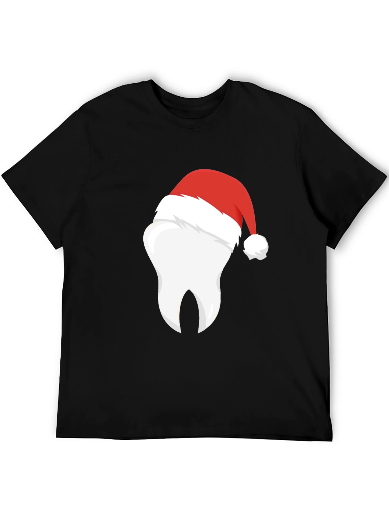 Festive Tooth Santa Hat T-Shirt