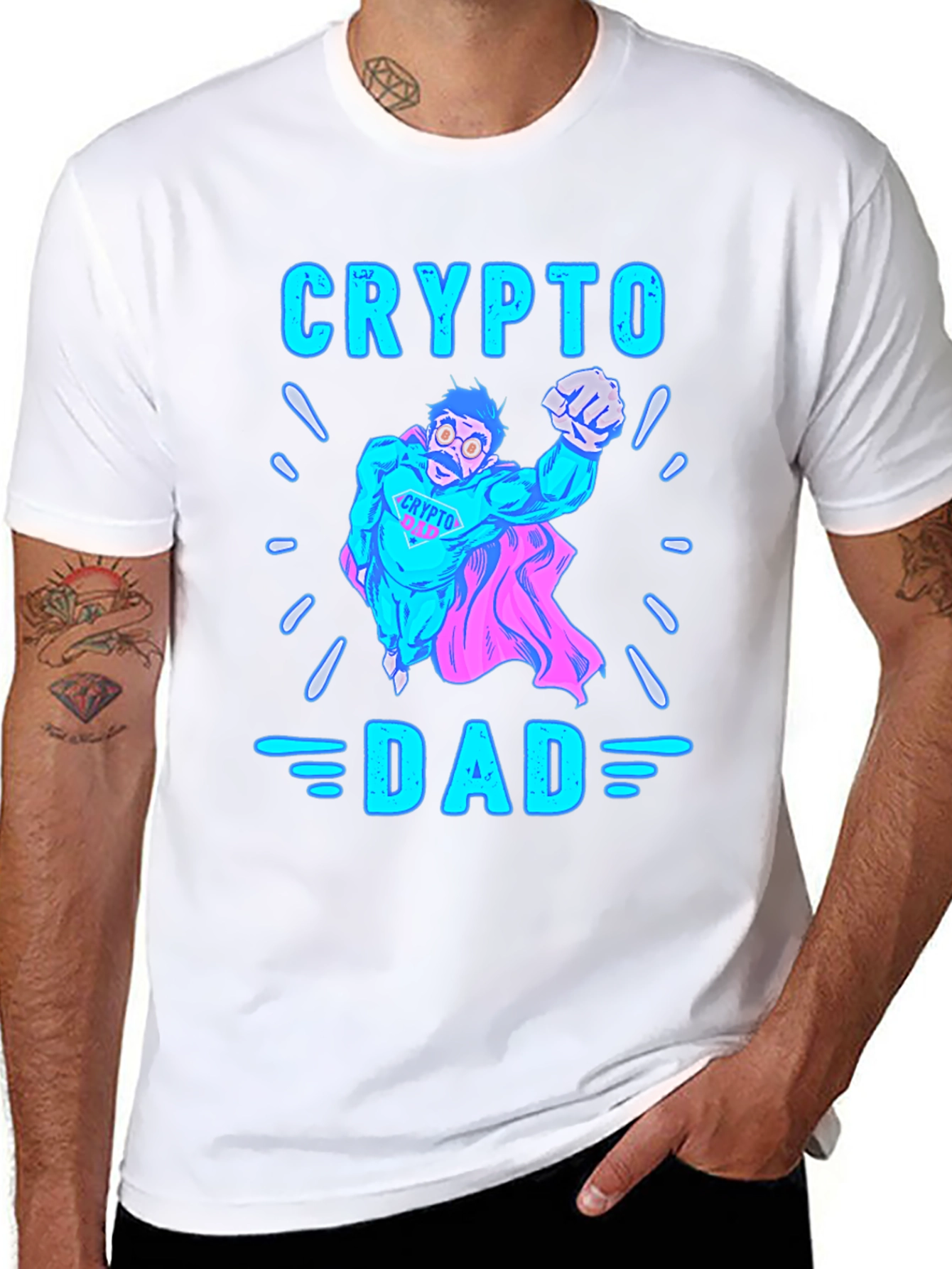 Crypto Dad T-Shirt - Super Dad Tee