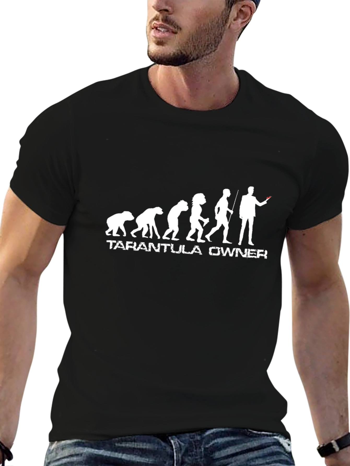 Tarantula Owner Evolution Black T-Shirt