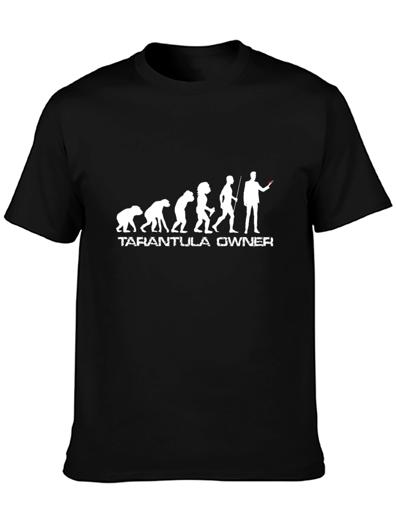 Tarantula Owner Evolution Black T-Shirt