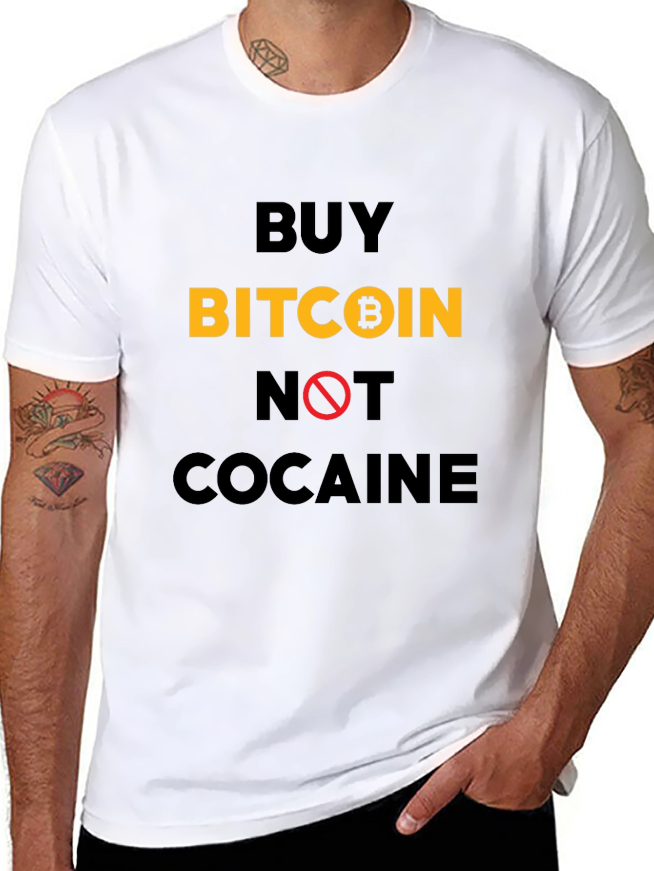 Buy Bitcoin Not Cocaine T-Shirt