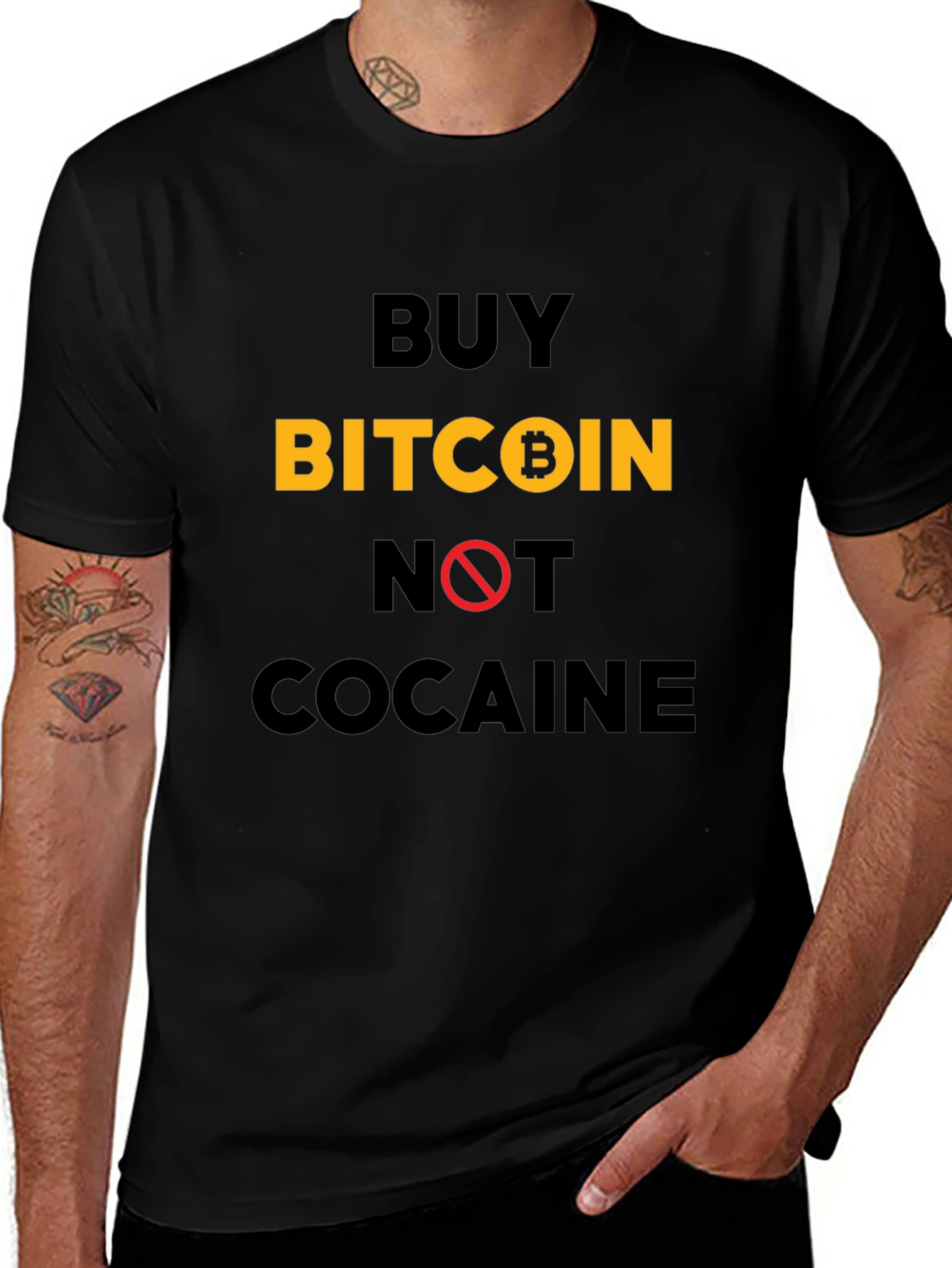 Buy Bitcoin Not Cocaine T-Shirt