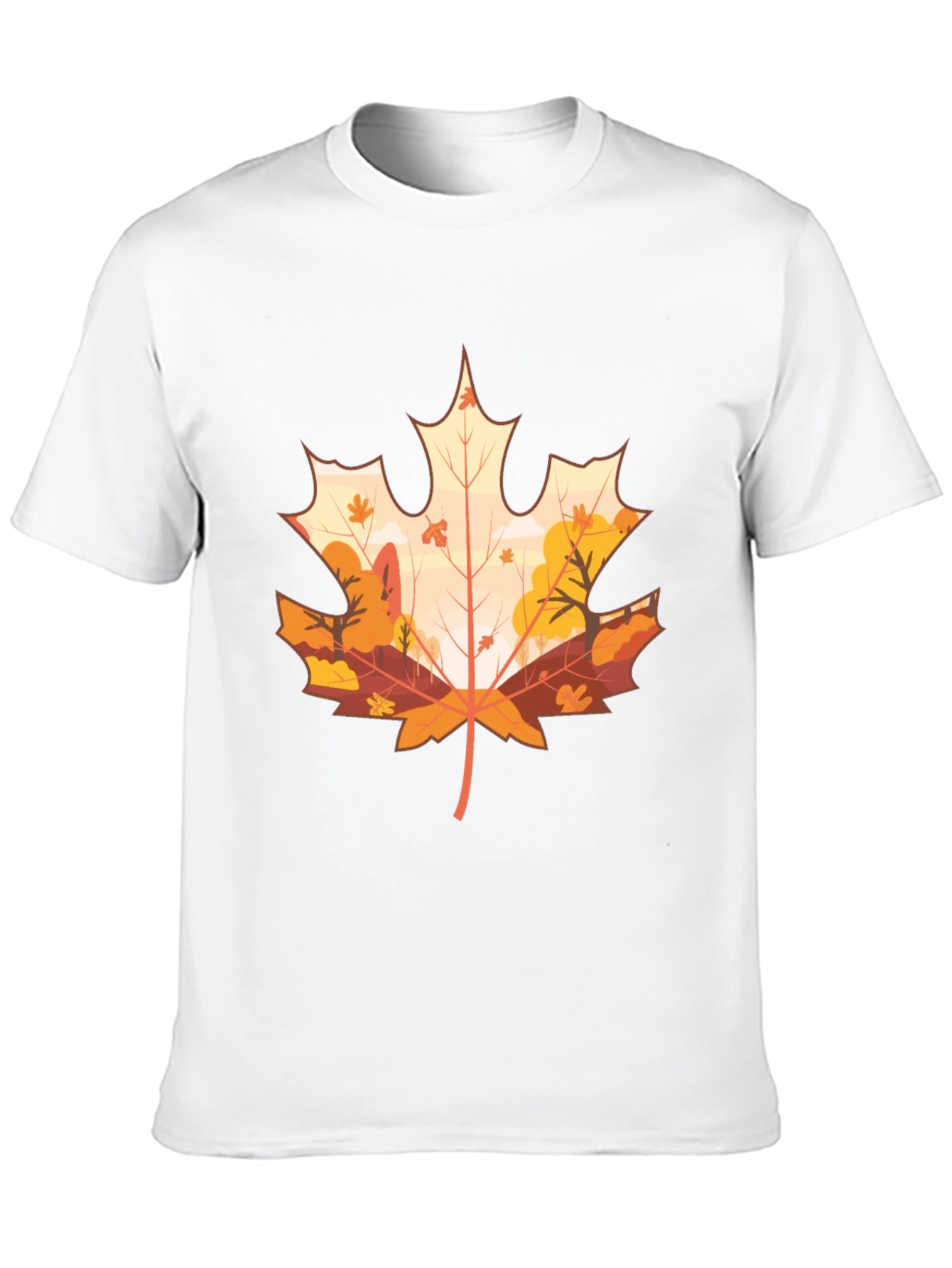 Autumn Leaf Graphic Tee - Stylish Fall Fashion