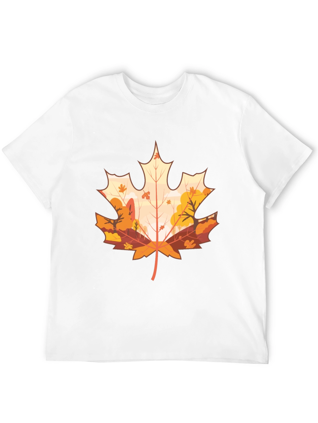 Autumn Leaf Graphic Tee - Stylish Fall Fashion